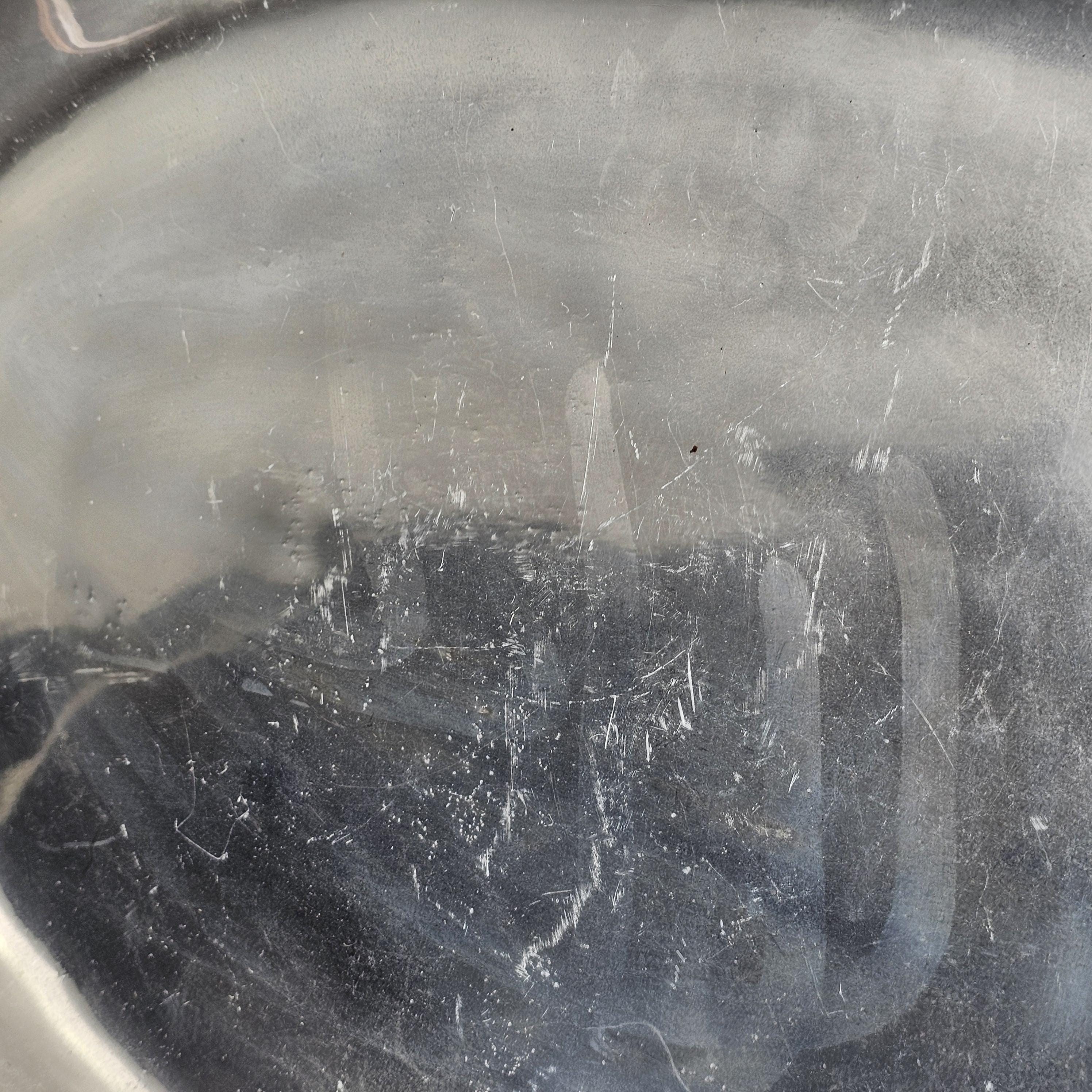 Aluminum Organic Form Decorative Tray 15"L × 11.5"W × 1"H