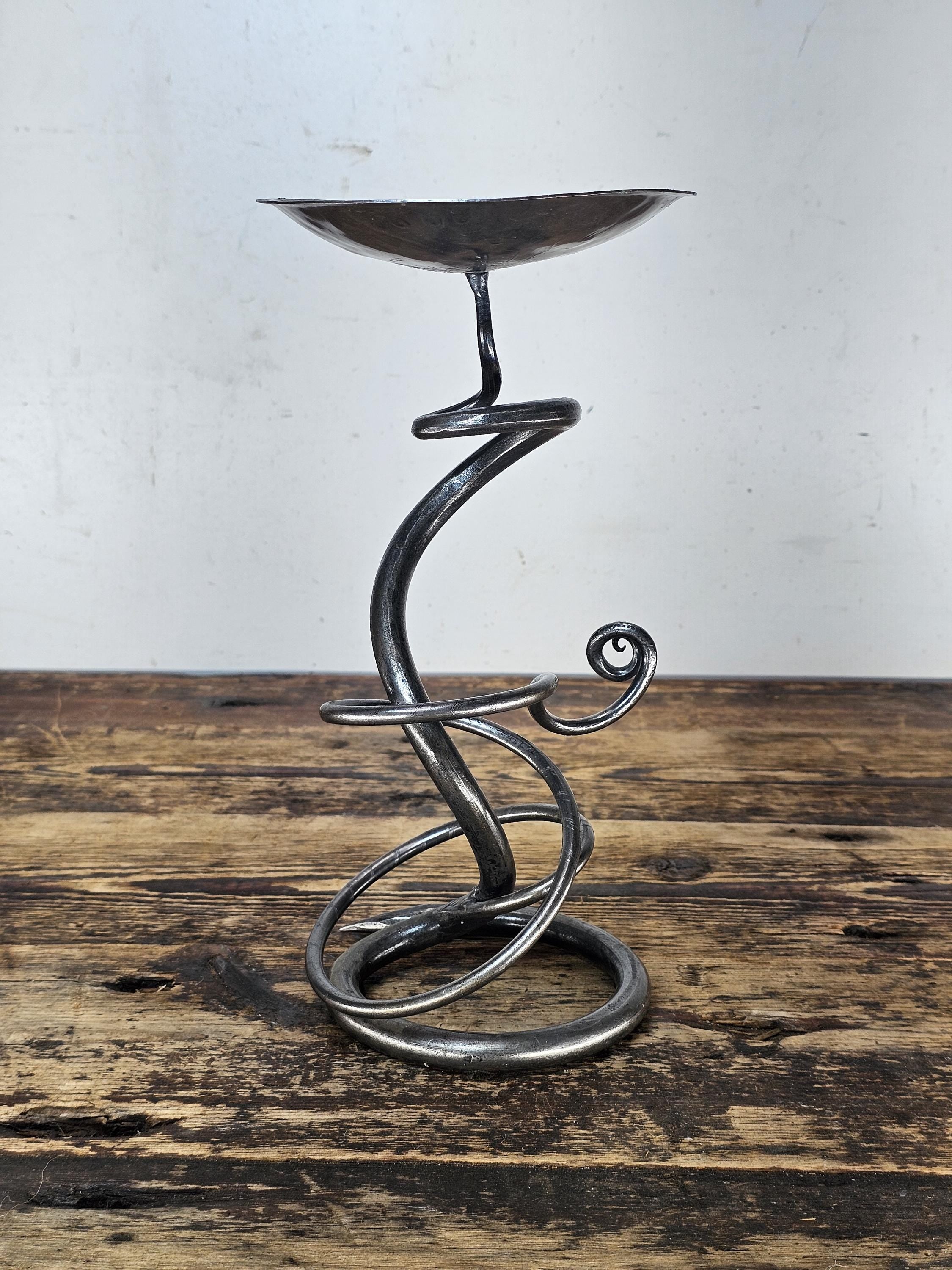 Belltrees Forge Single Tangle Handforged Candlestick From UK 11"H