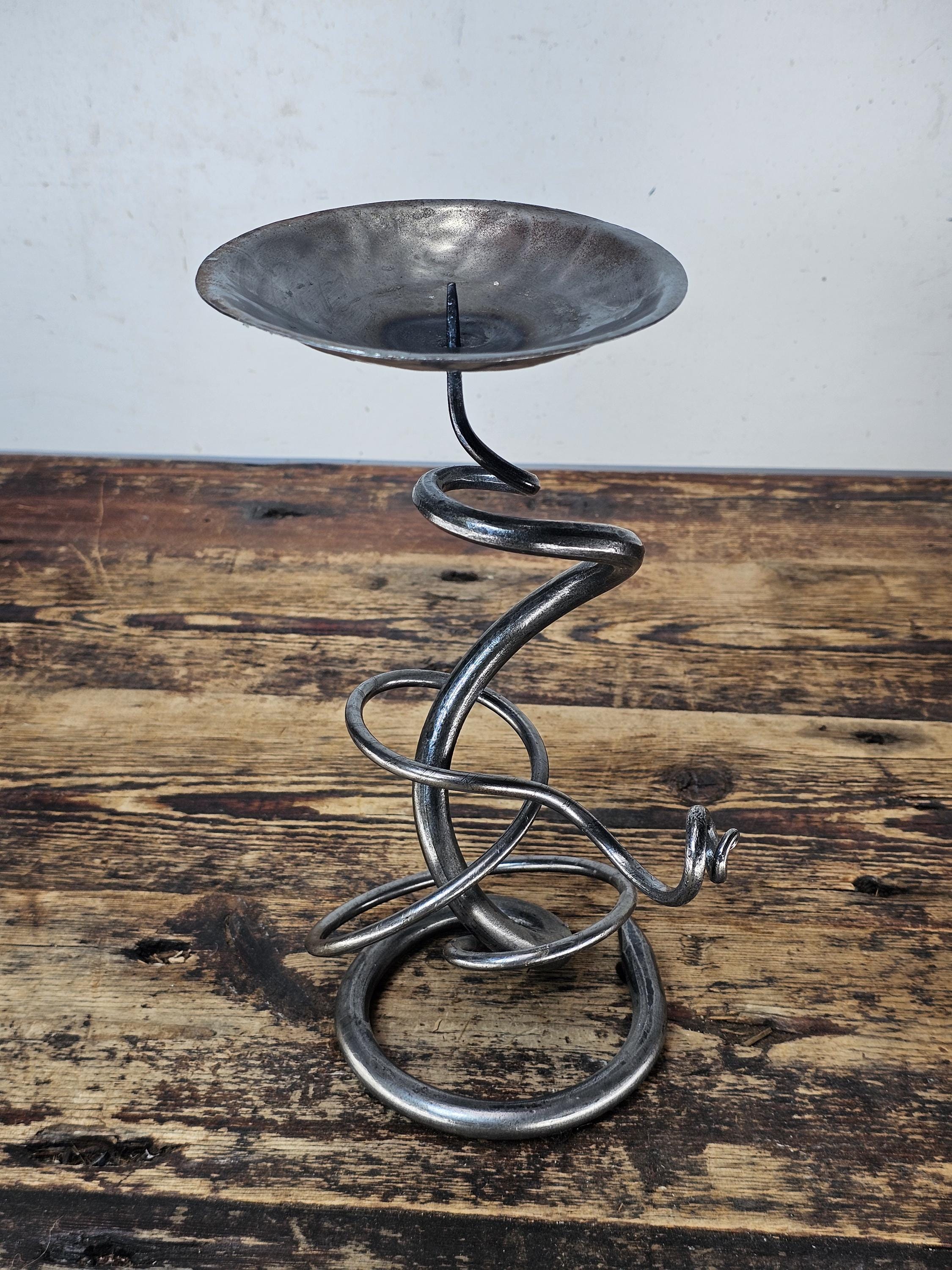 Belltrees Forge Single Tangle Handforged Candlestick From UK 11"H