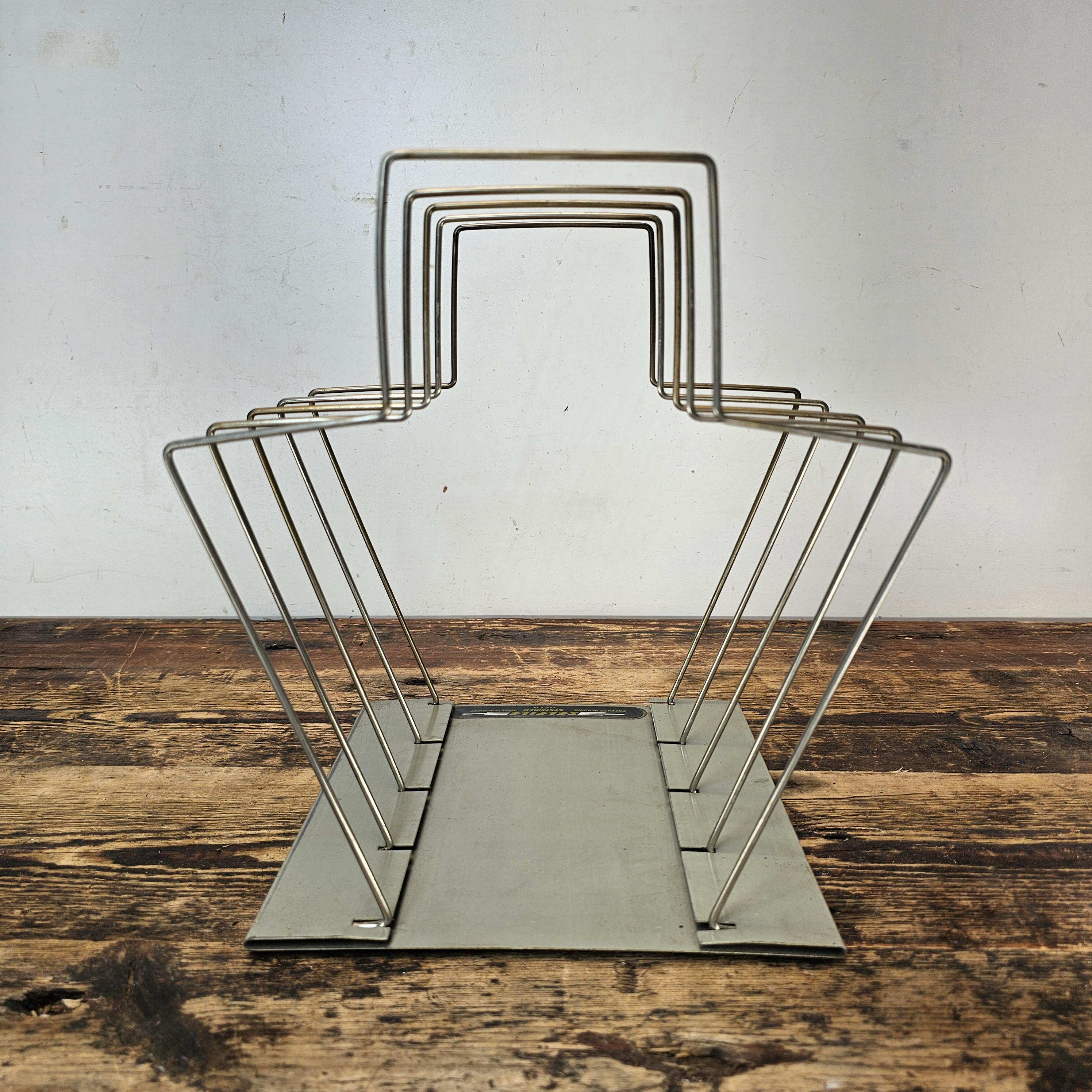 Vintage Norwegian-Made Paper Filing System by SELFILE Systemer