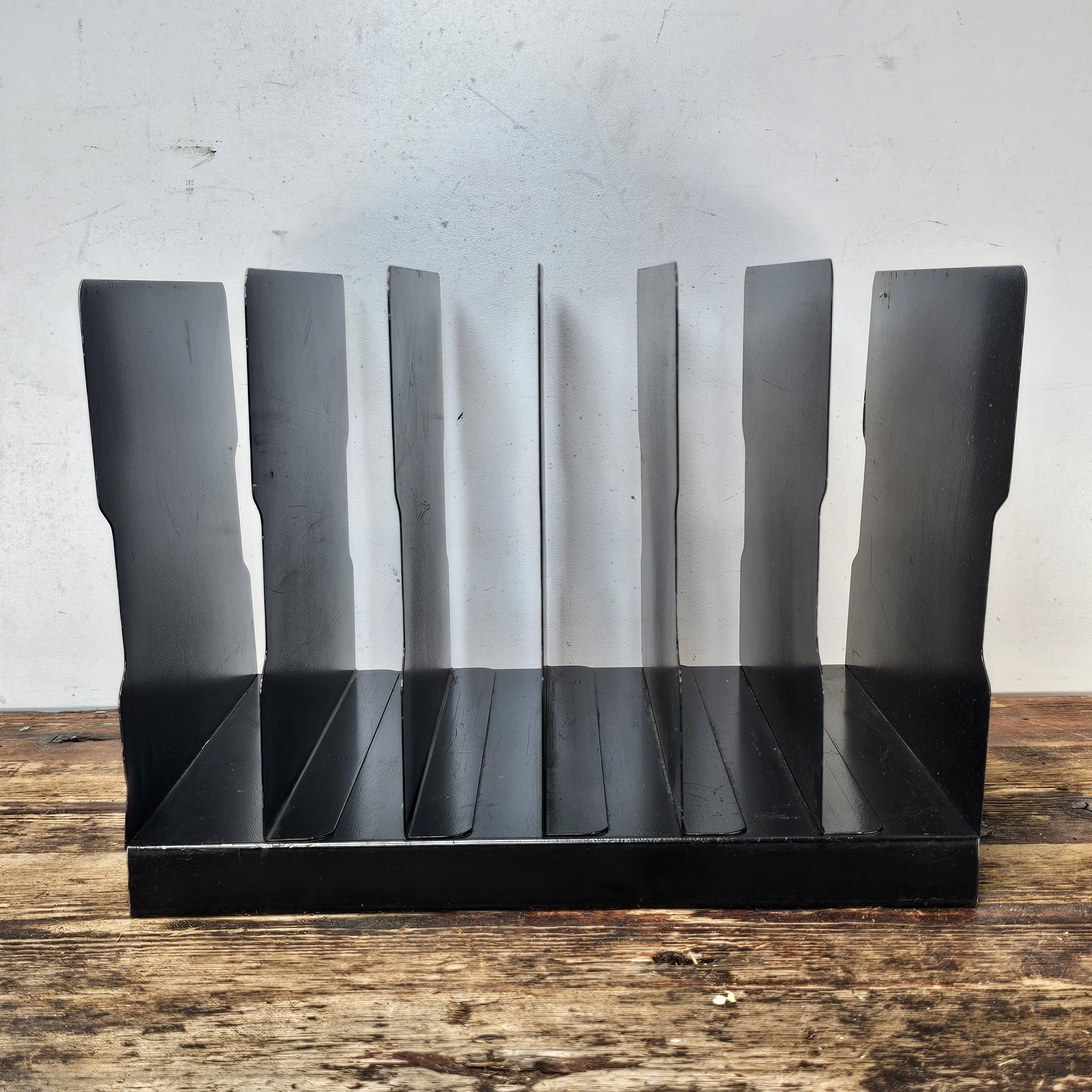 Vintage CWS 6 Compartment Desktop File Organizer
