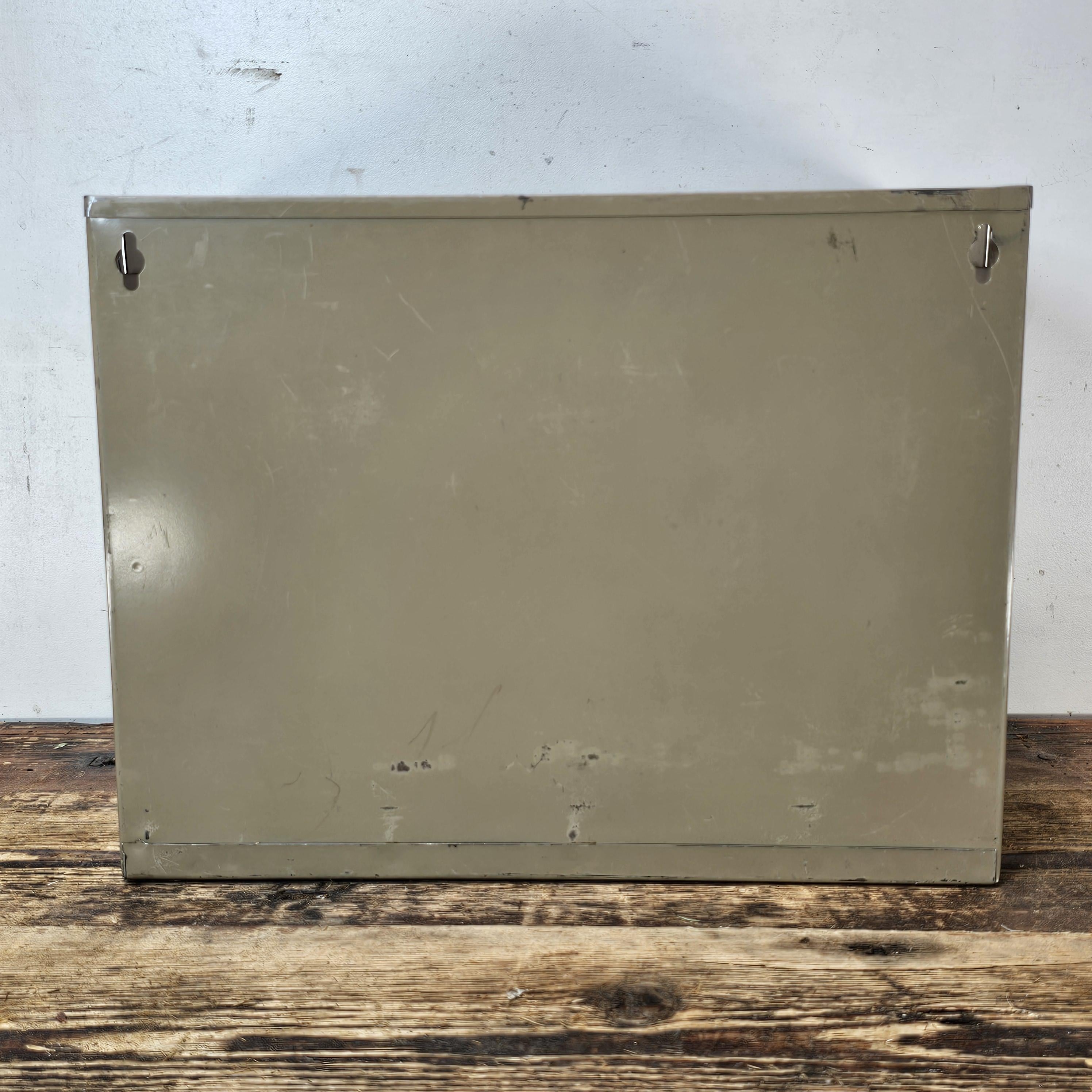 Vintage 3-Tier Wall-Mounted / Desktop Steel File Organizer