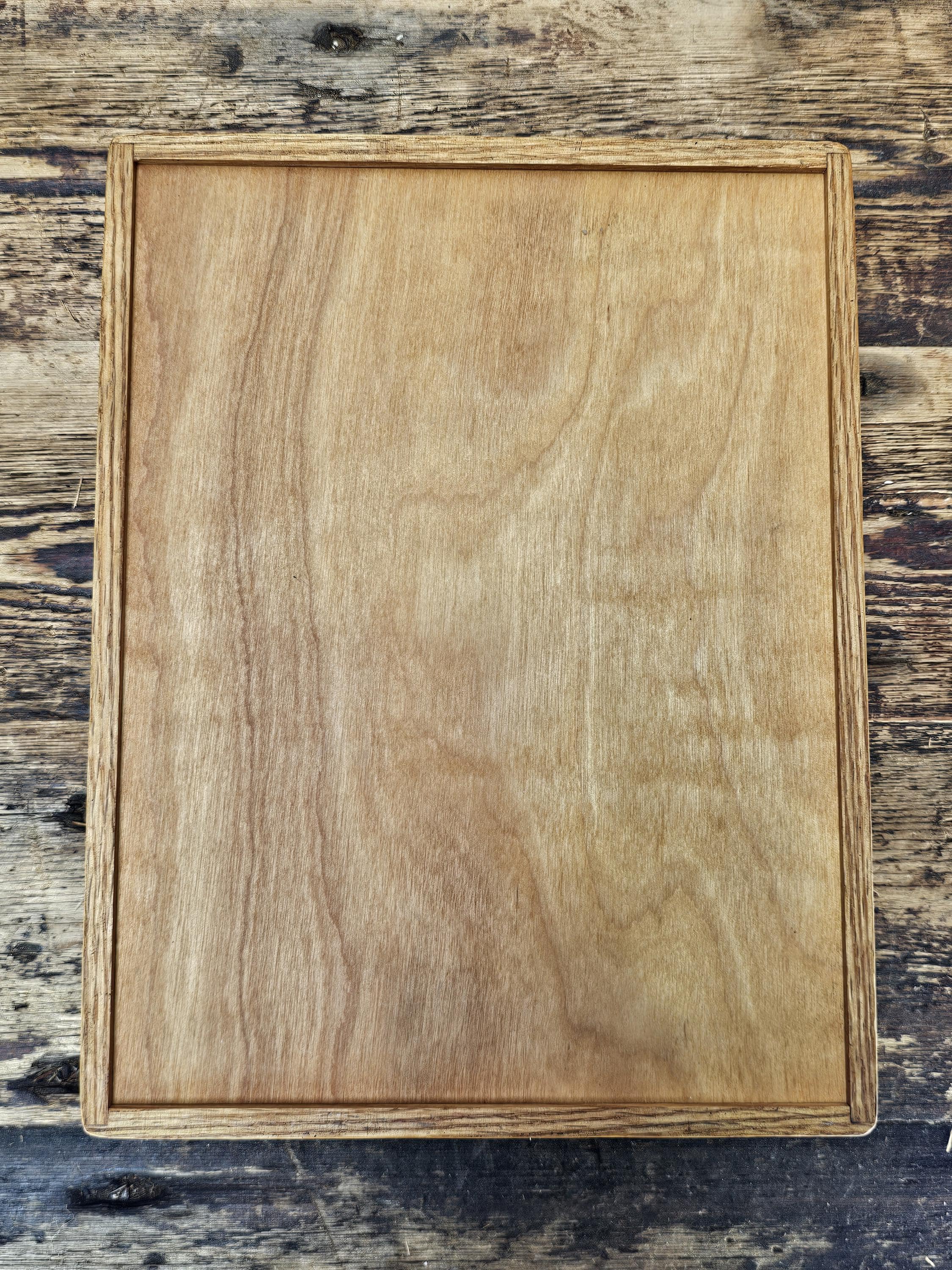 Nordic Style Vintage Wooden Document Tray