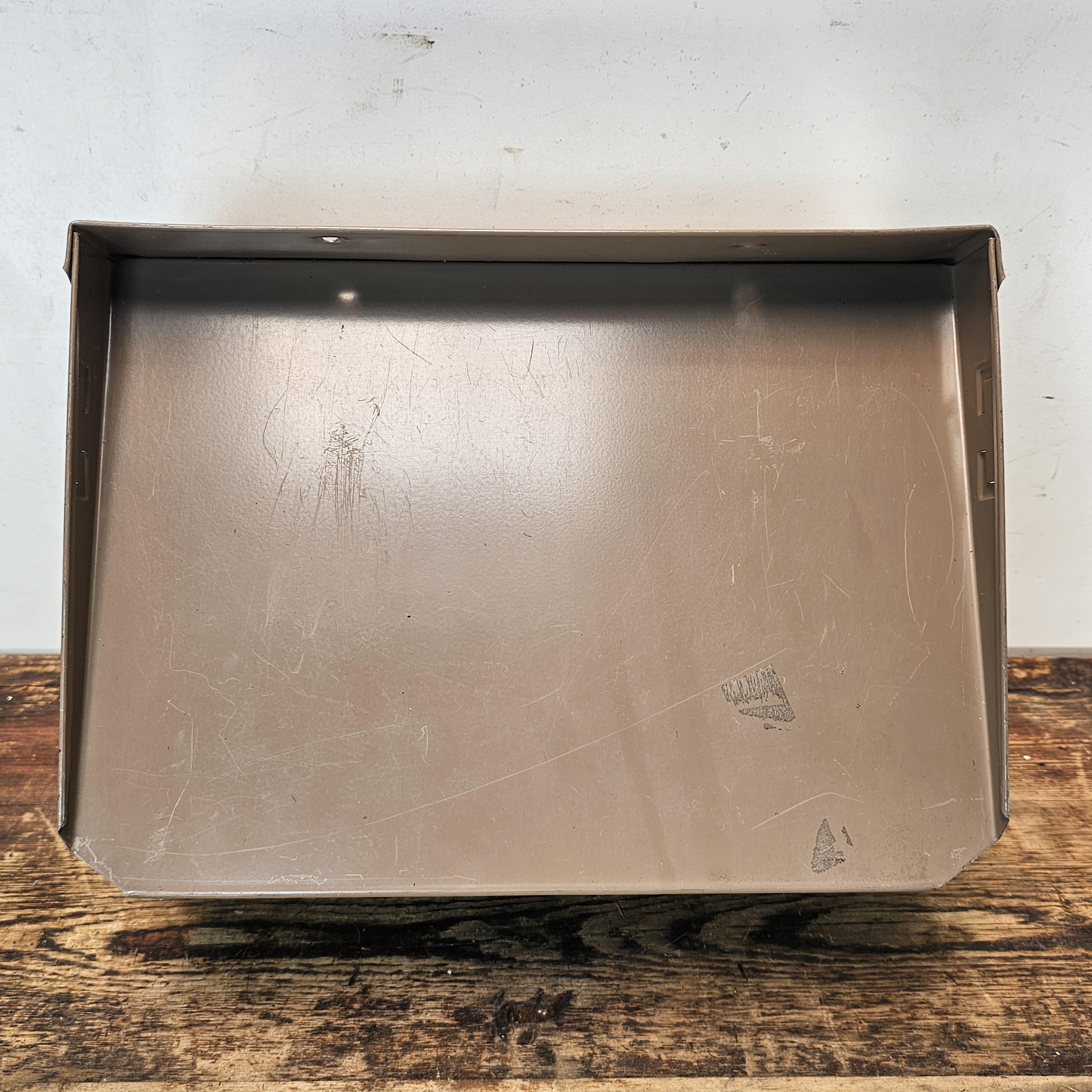 Vintage 3-Tier Wall-Mounted / Desktop Steel File Organizer