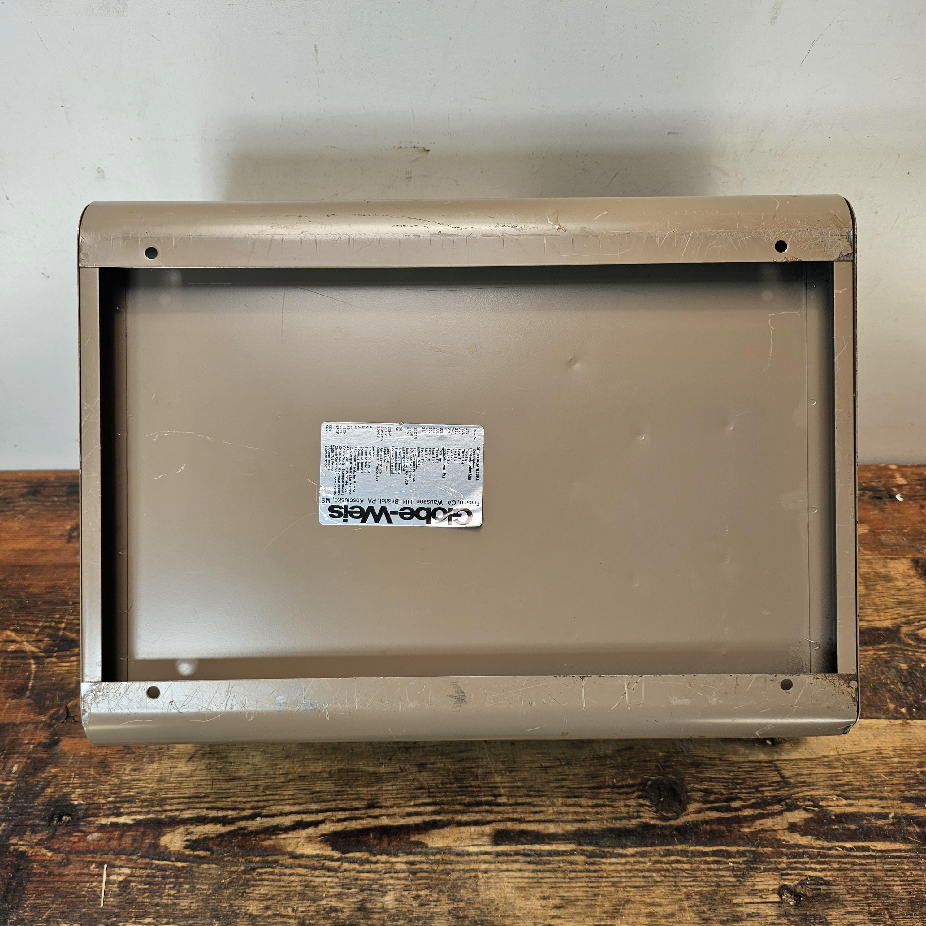 Vintage Mid-Century Desk Organizer By Globe-Weis