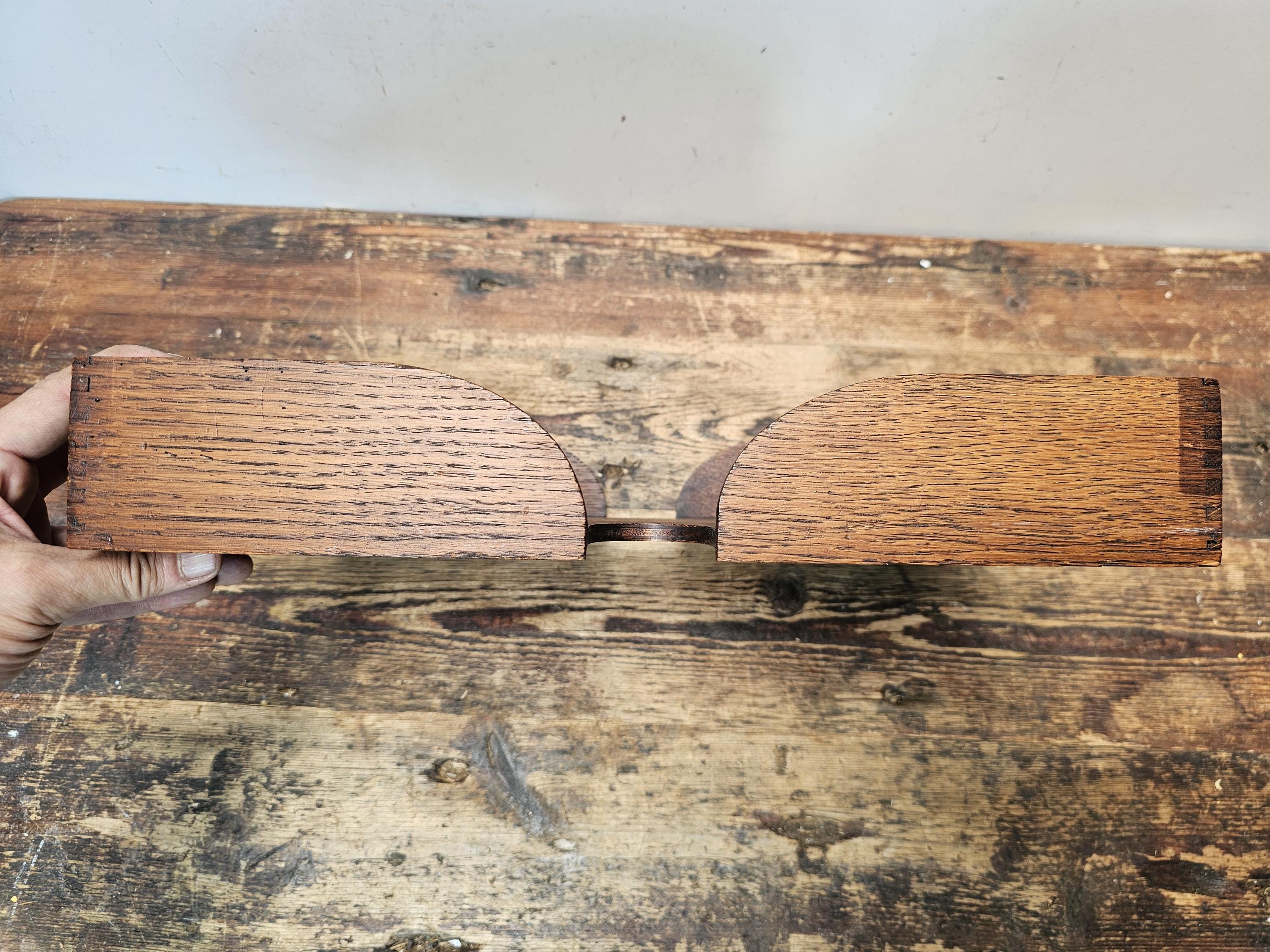 Rare 1920s Globe-Wernicke Wooden Desk Organizer / Letter Tray