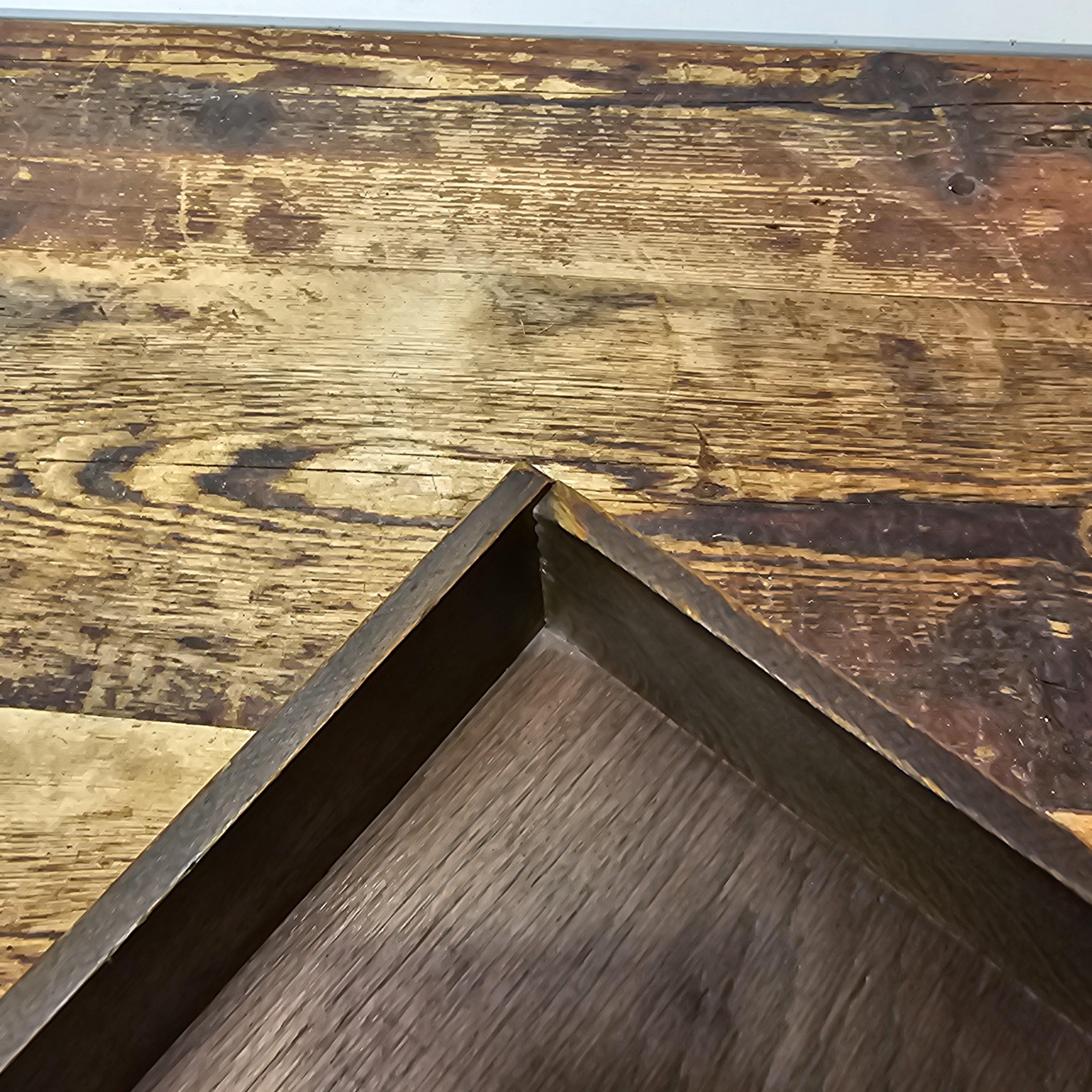 Vintage Hedges Files "The Line" No. 1722 Oak Wood Paper Tray