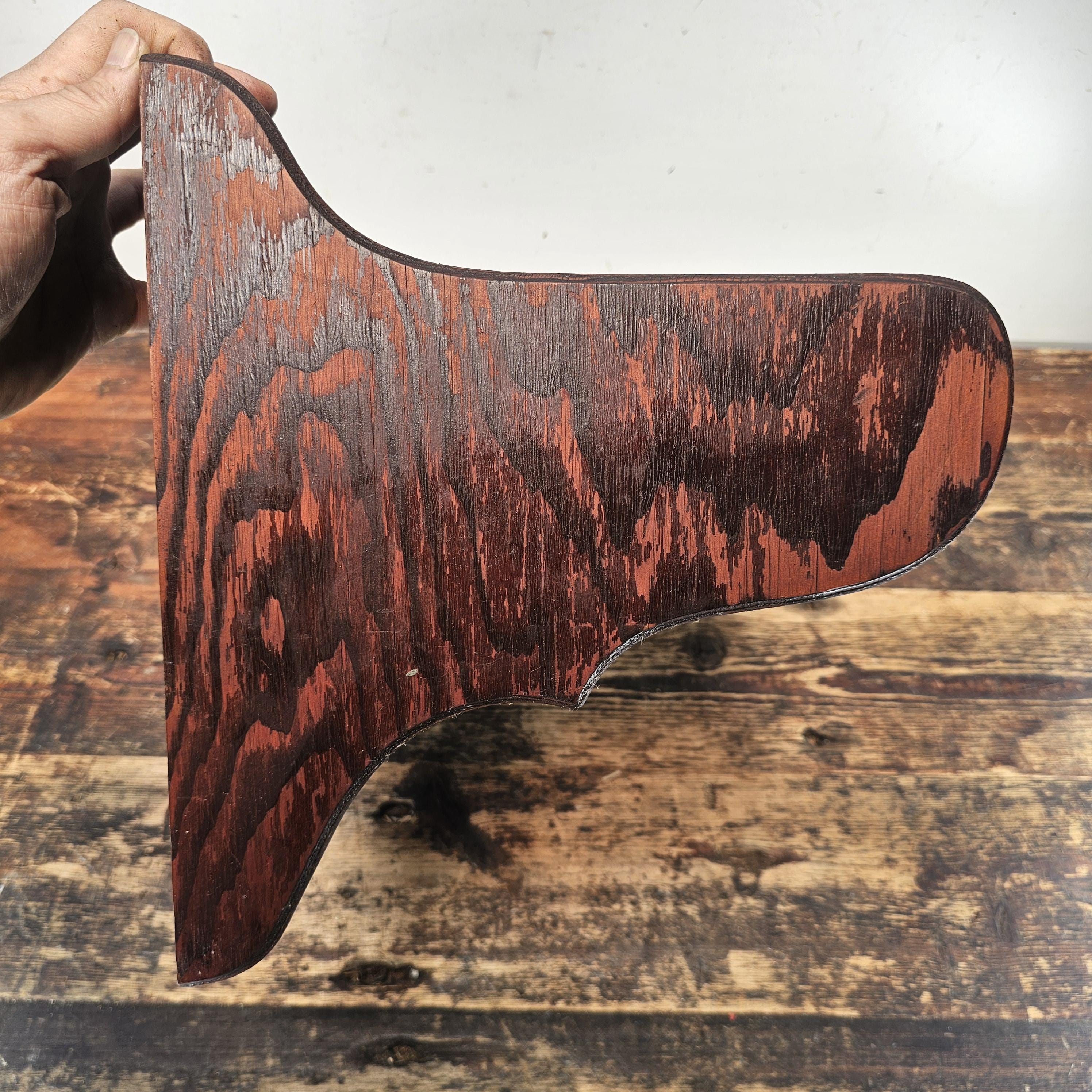 Vintage Laminated Oak Wall-Mount Writing Desk (Circa 1930s-1940s)