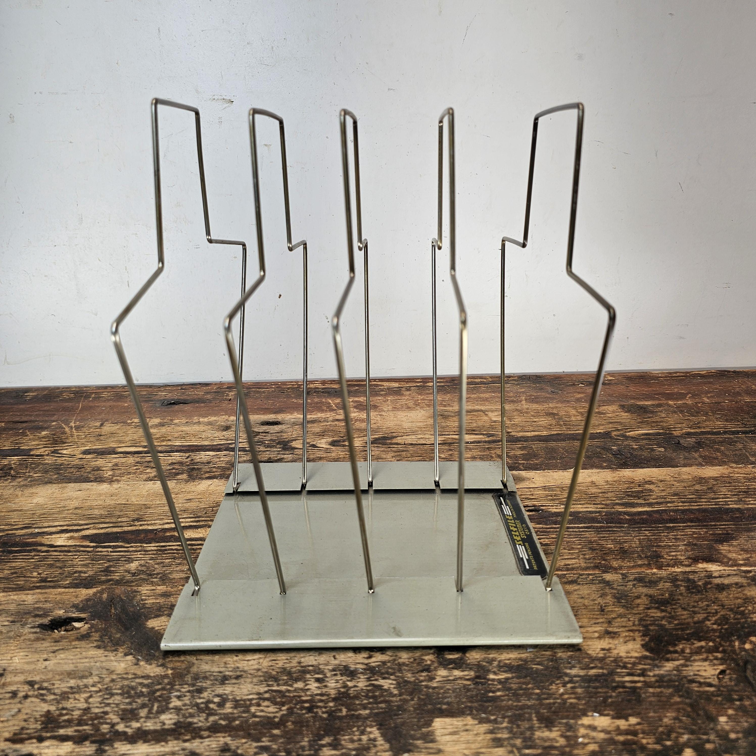 Vintage Norwegian-Made Paper Filing System by SELFILE Systemer