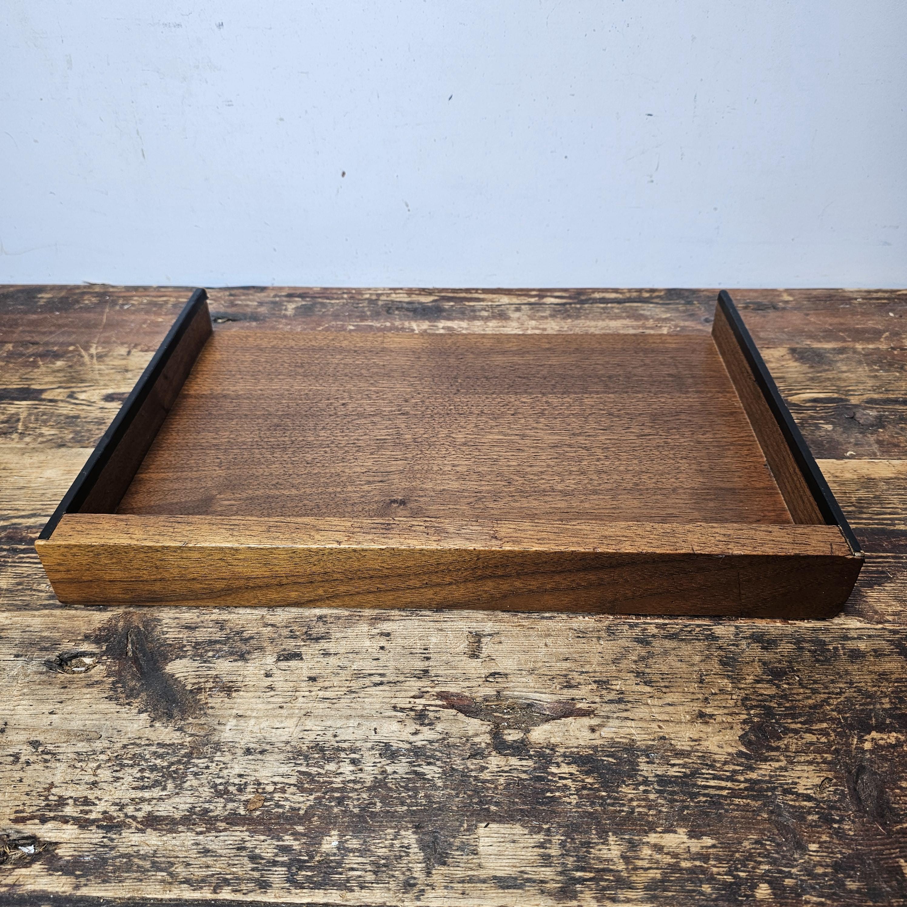 Mid-Century Modern Desktop Organizer/Paper Tray by Qualiton, Los Angeles, CA