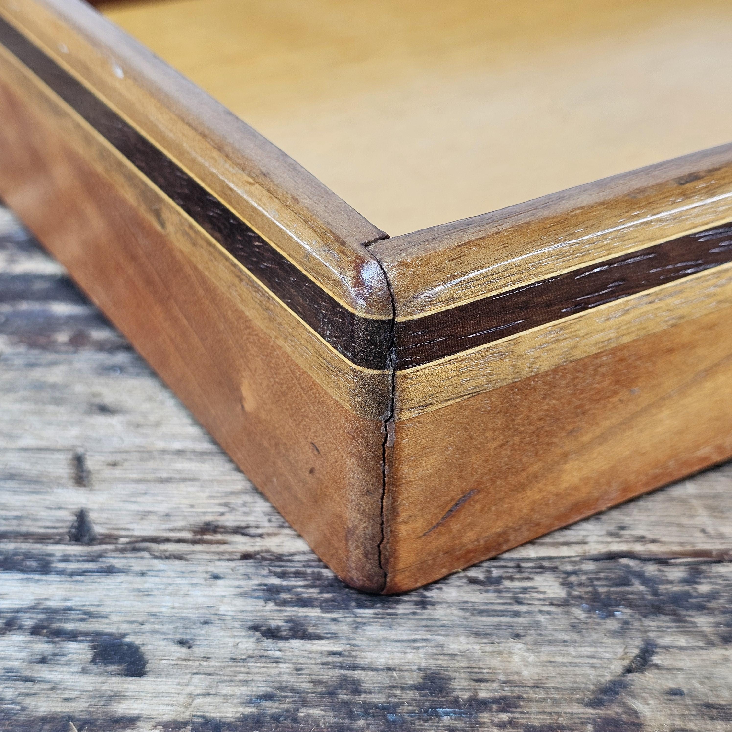 Nordic Style Vintage Wooden Document Tray