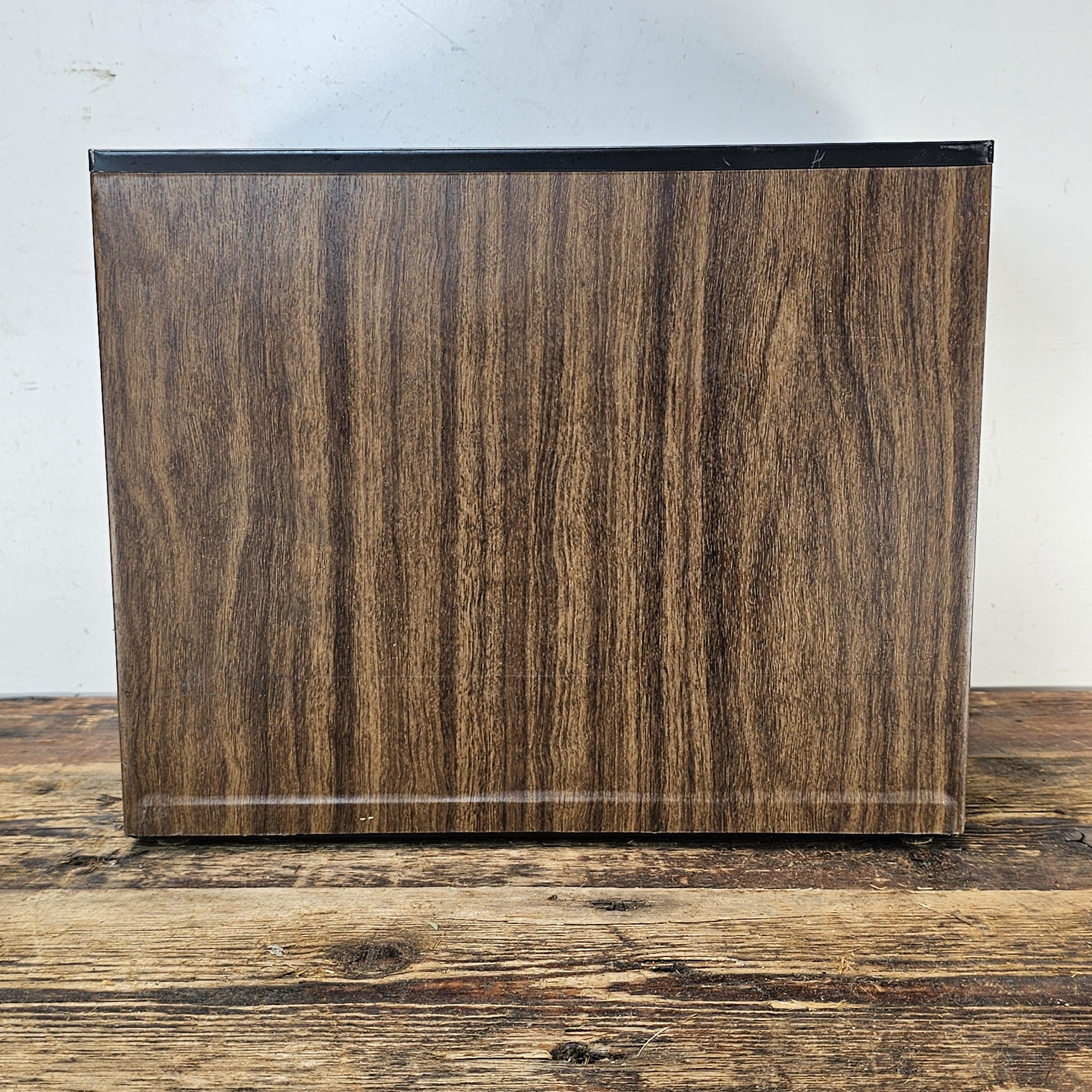 Vintage LIT-NING 4-Tier Desktop Steel File Organizer