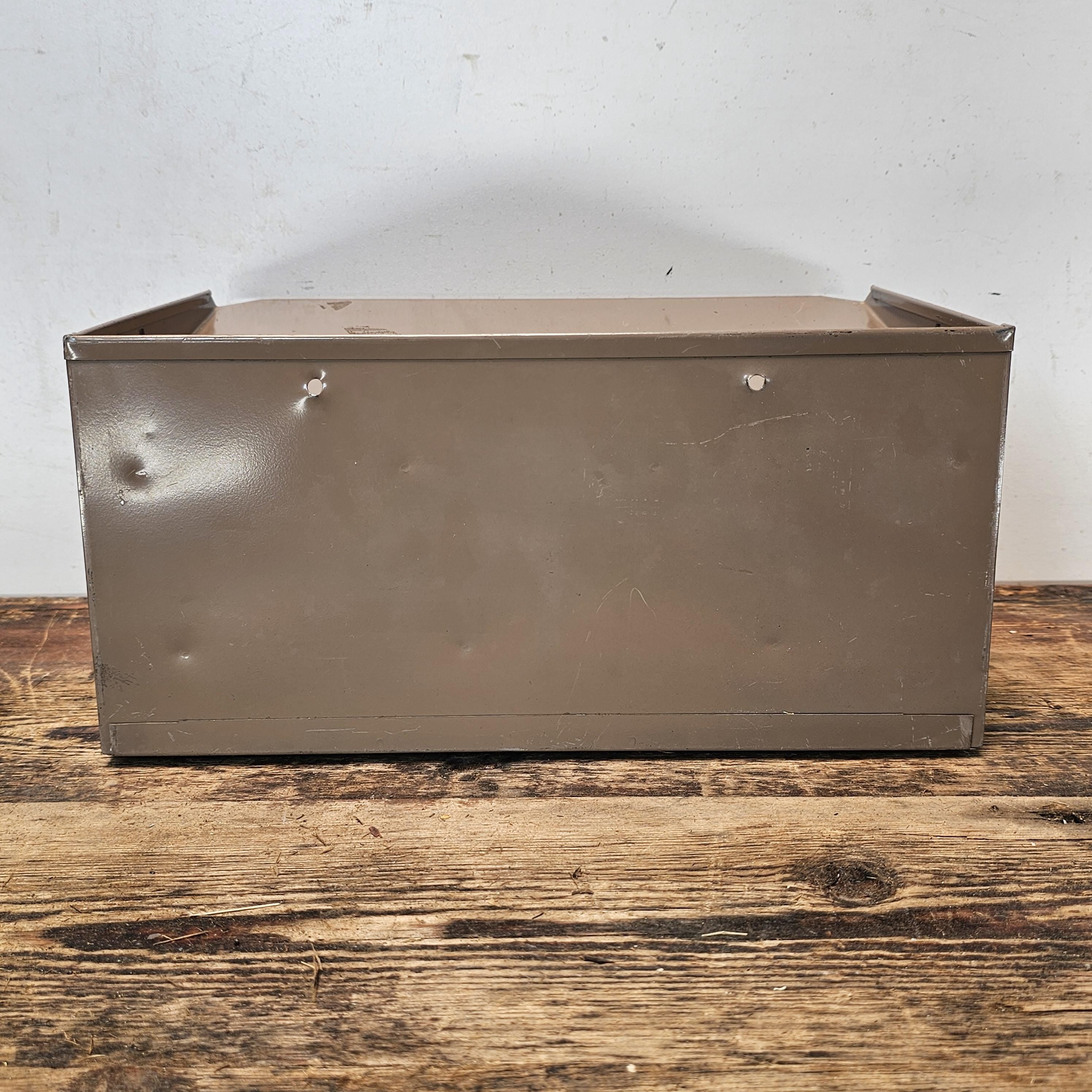 Vintage 3-Tier Wall-Mounted / Desktop Steel File Organizer