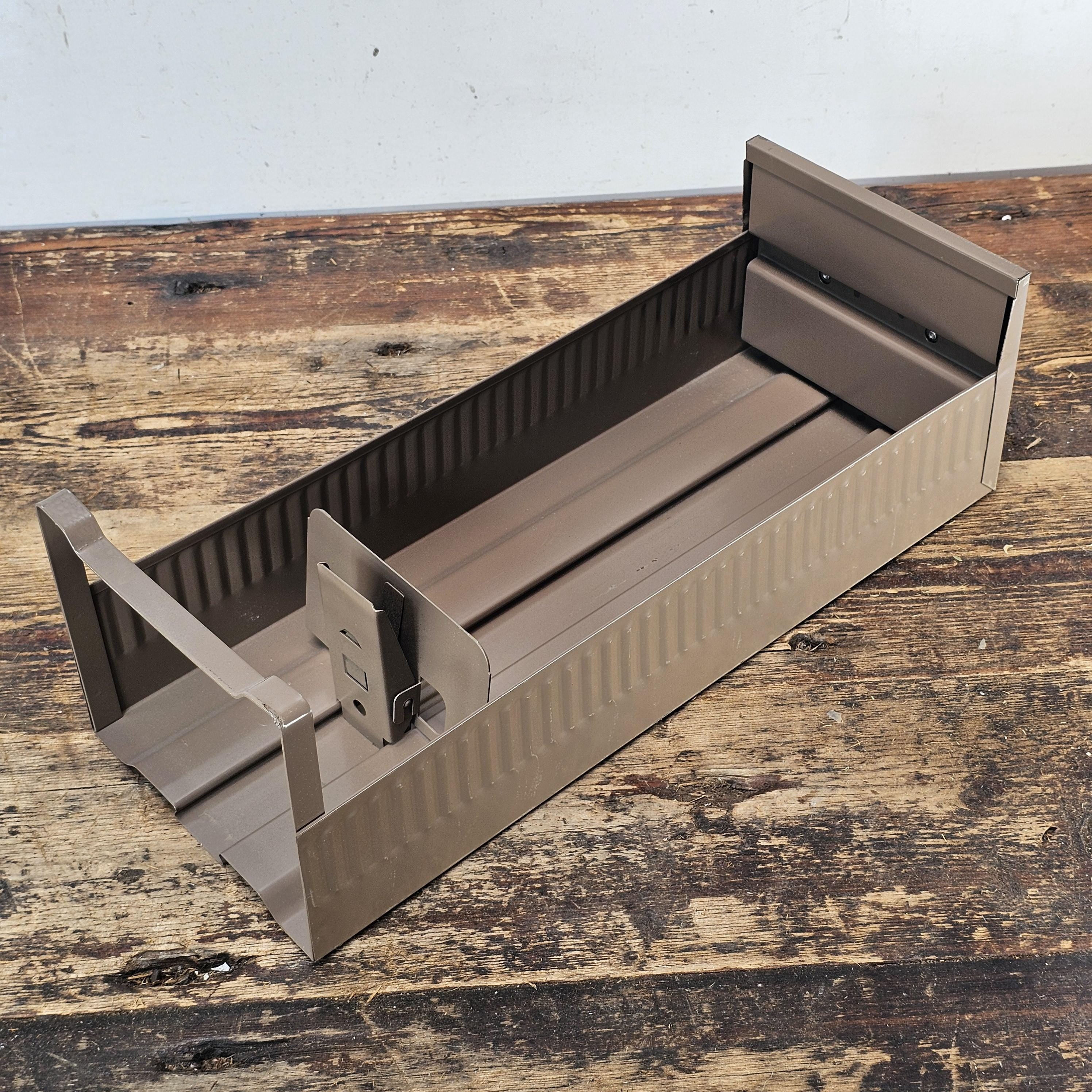 Vintage Metal Lit-Ning Card File Drawer