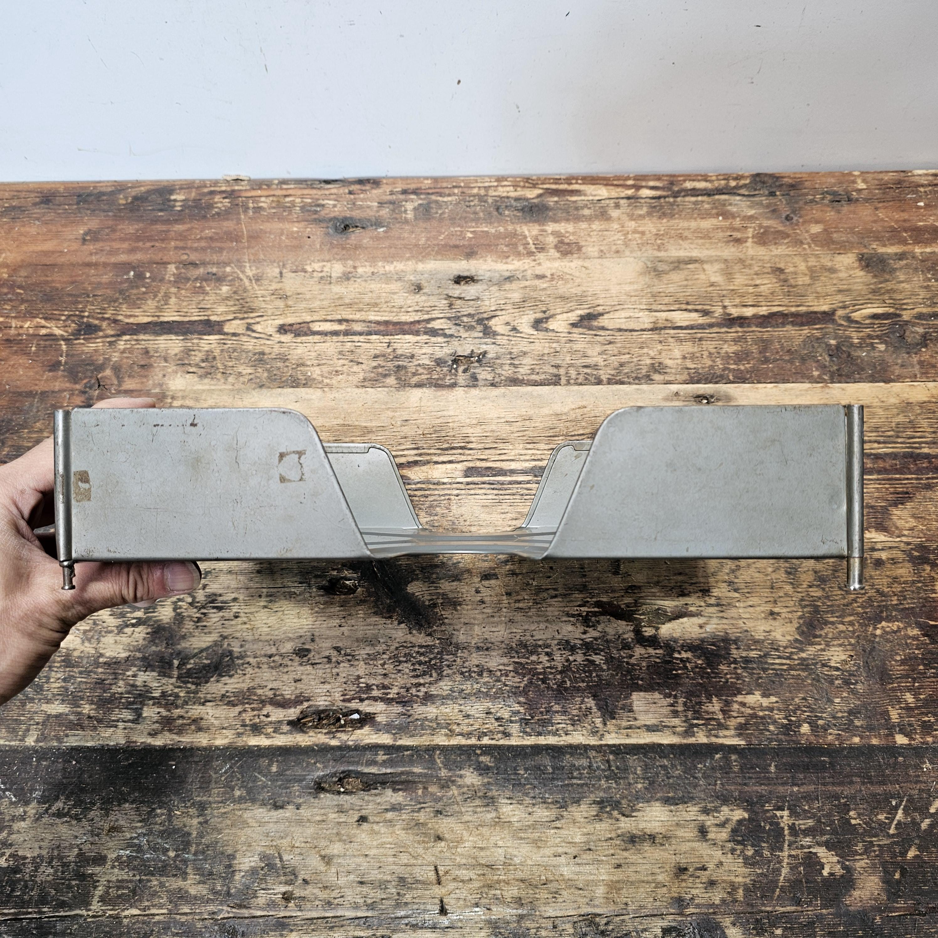 Vintage Y and E Metal Desk Tray Organizer