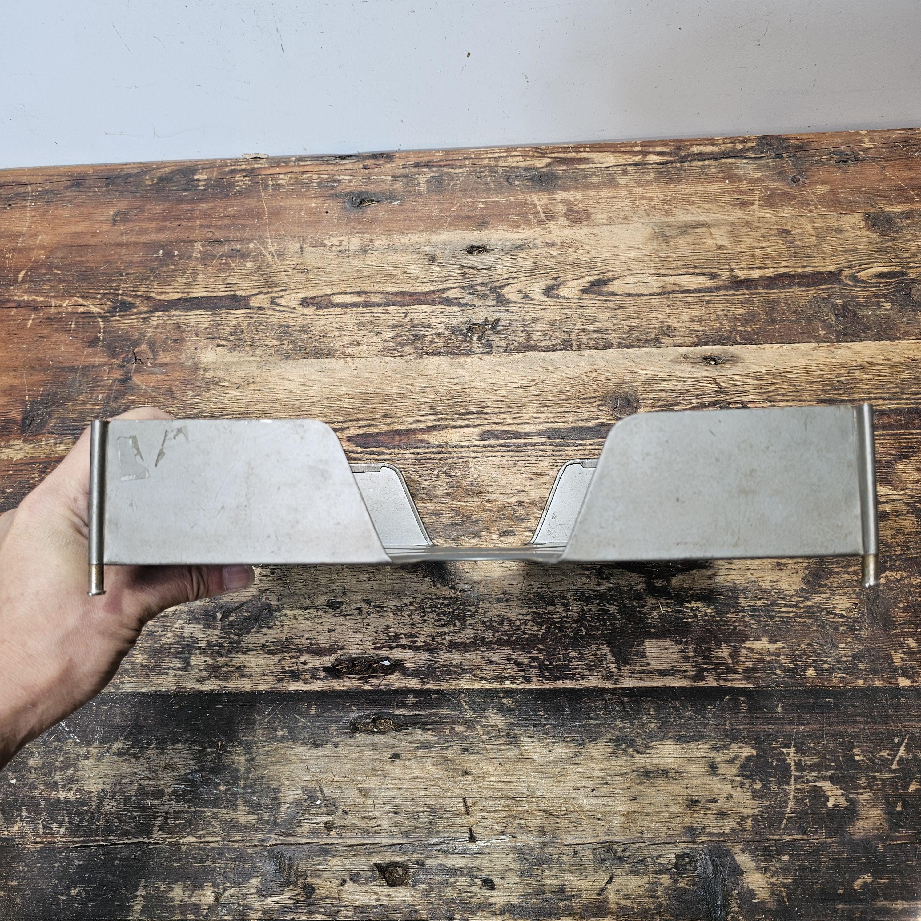 Vintage Y and E Metal Desk Tray Organizer