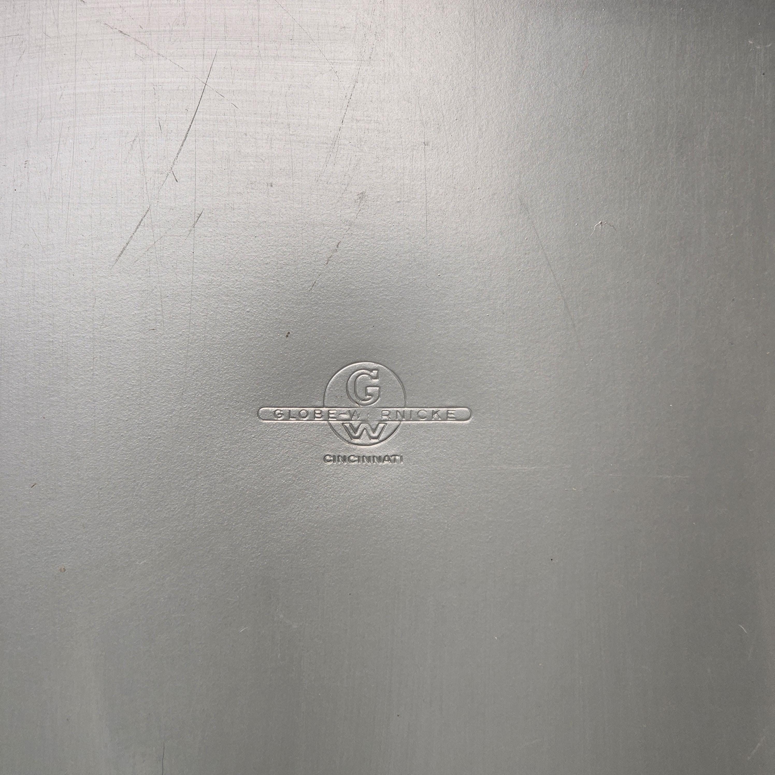 Vintage Globe-Wernicke Metal Paper Tray File Organizer