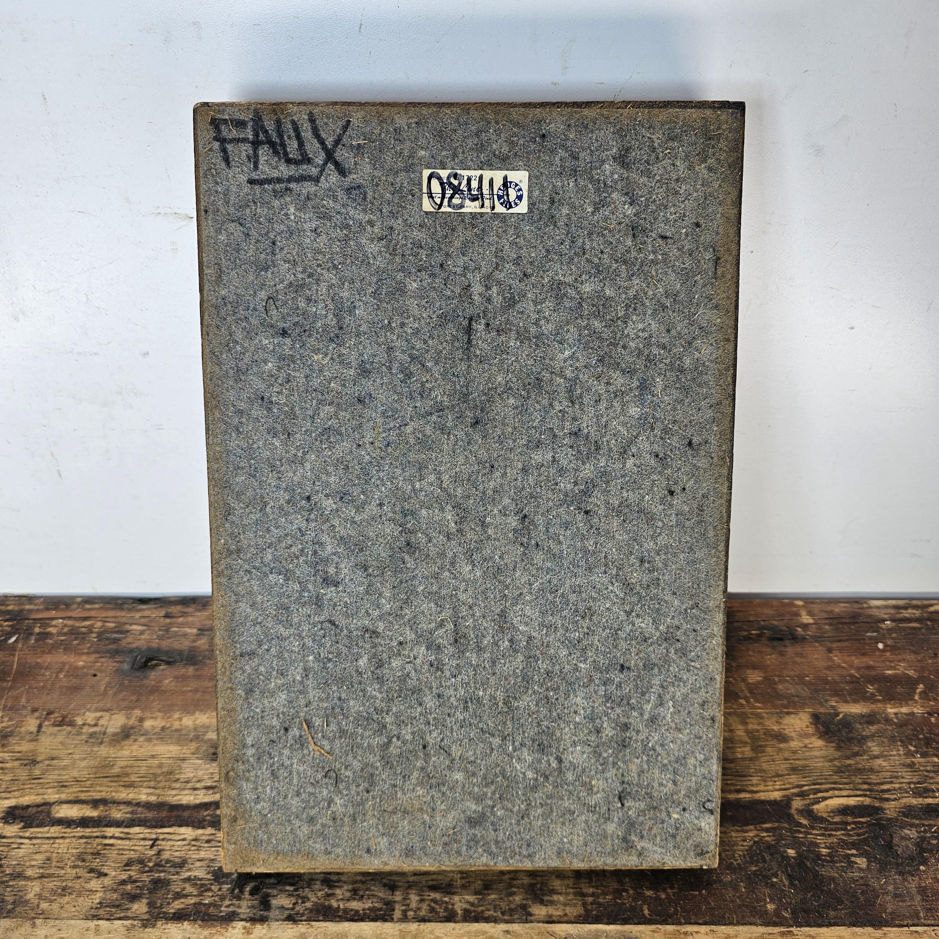 Vintage Hedges Files "The Line" No. 1722 Oak Wood Paper Tray