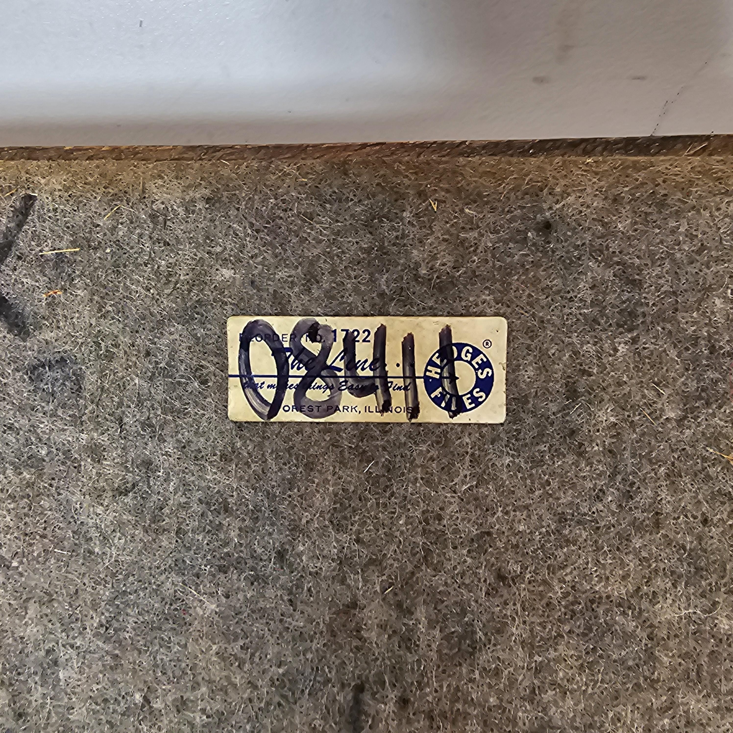 Vintage Hedges Files "The Line" No. 1722 Oak Wood Paper Tray