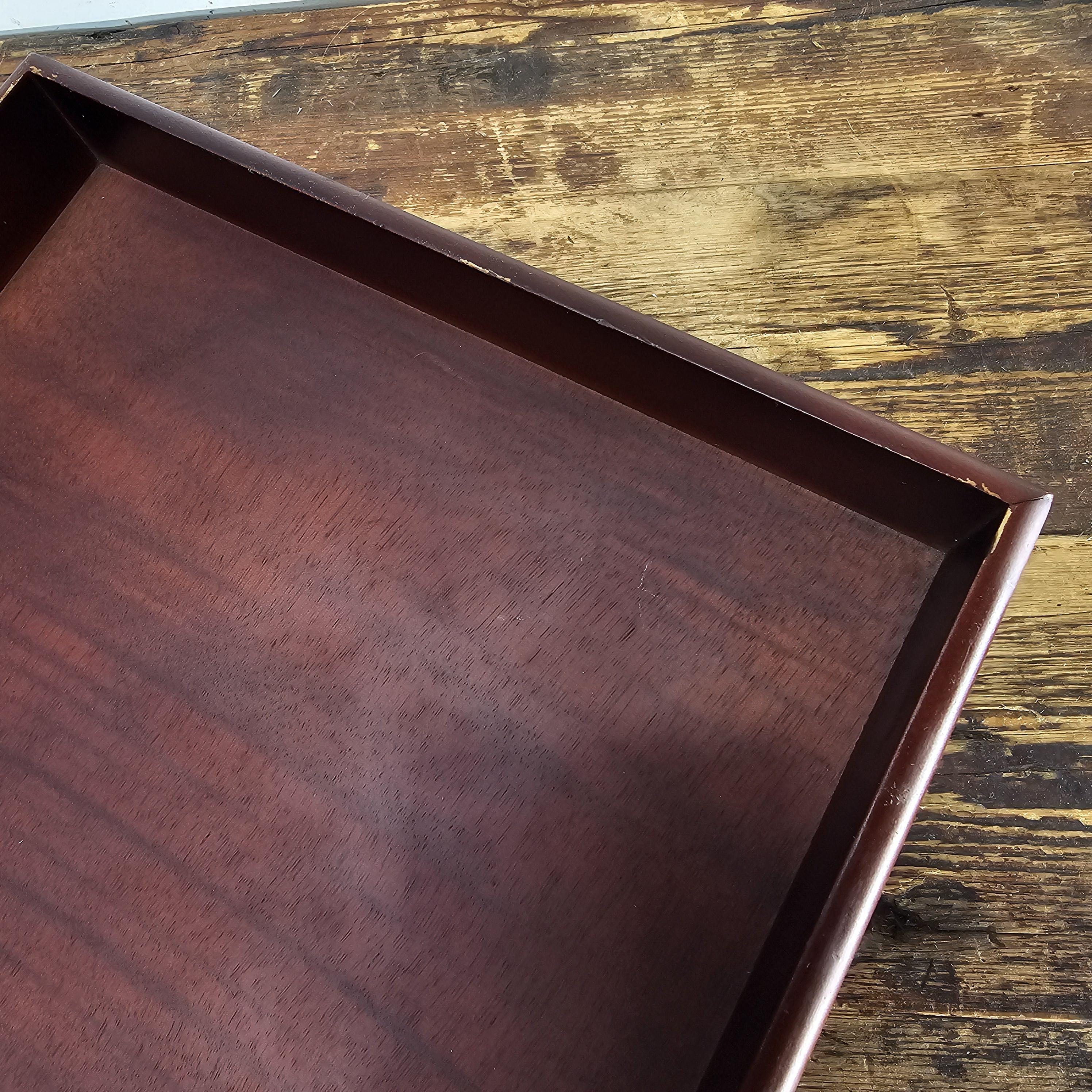 Carver Wood Products Solid Wood 2-Tier Desk Tray Set