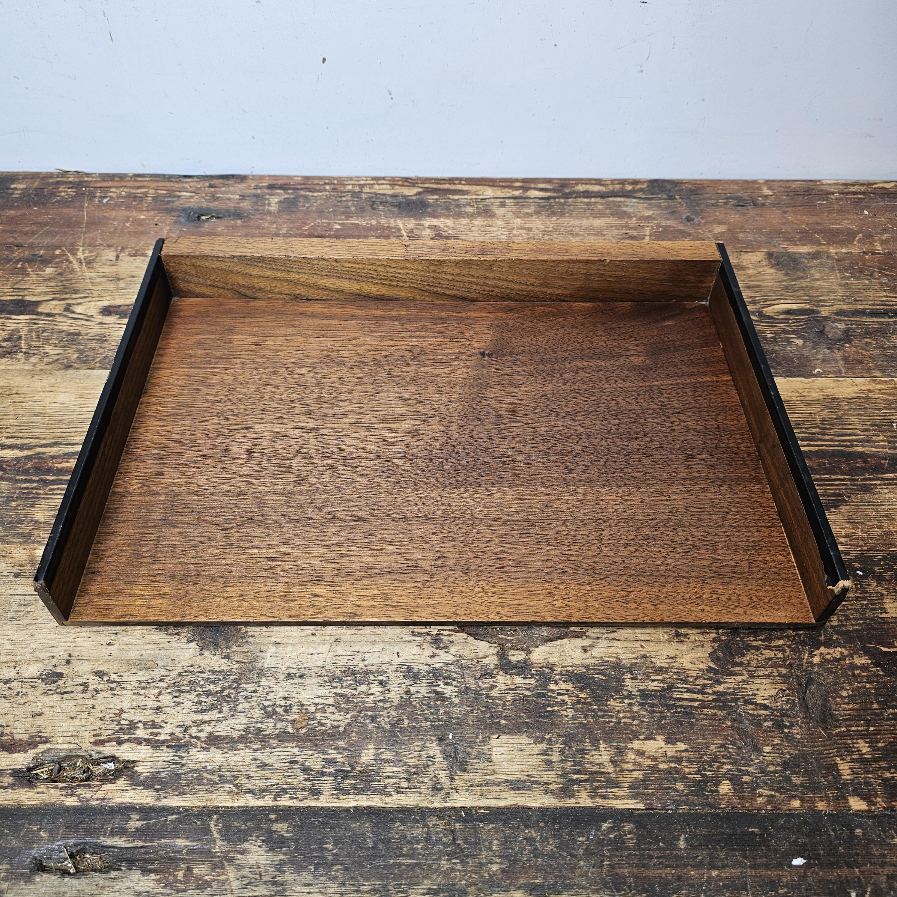 Mid-Century Modern Desktop Organizer/Paper Tray by Qualiton, Los Angeles, CA