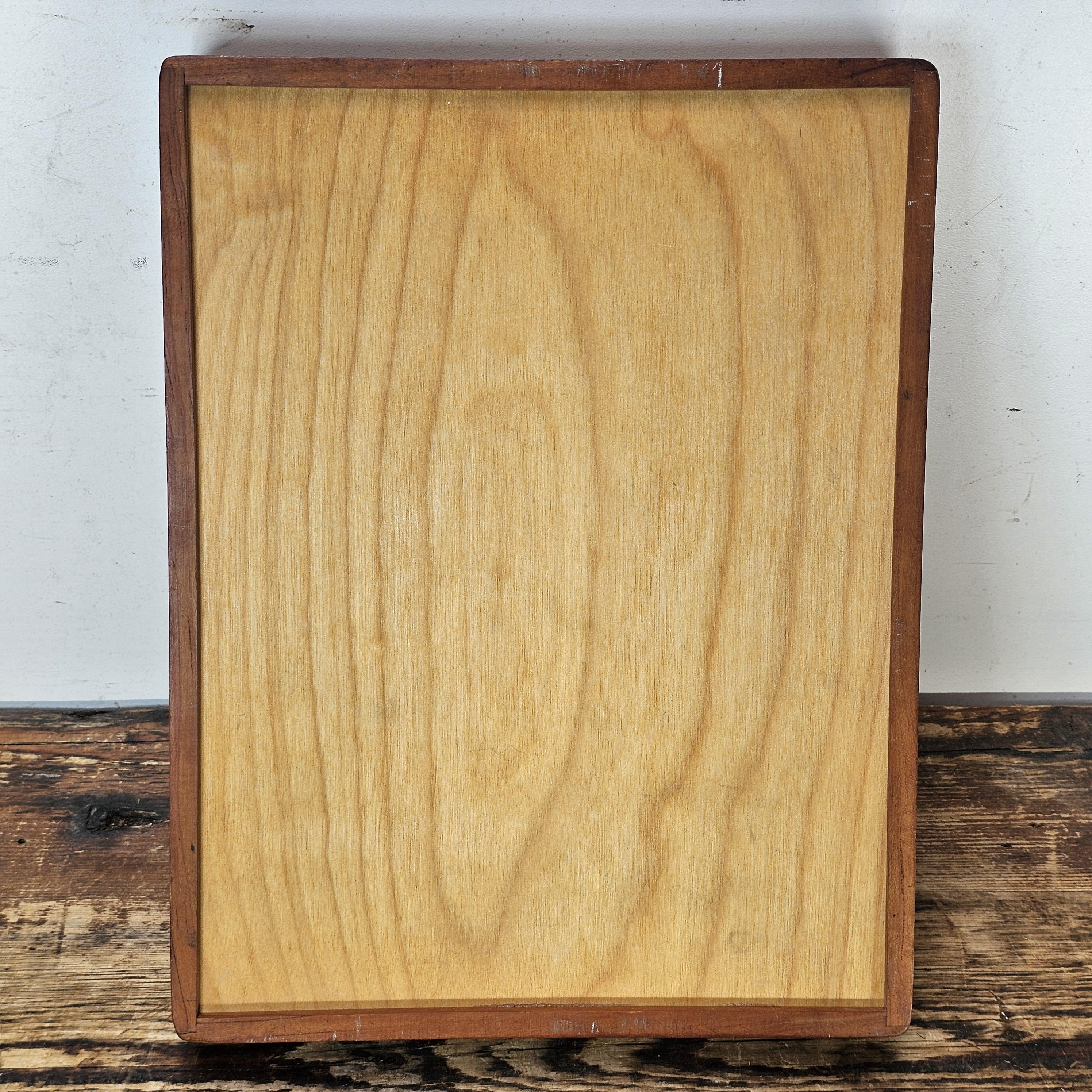 Nordic Style Vintage Wooden Document Tray