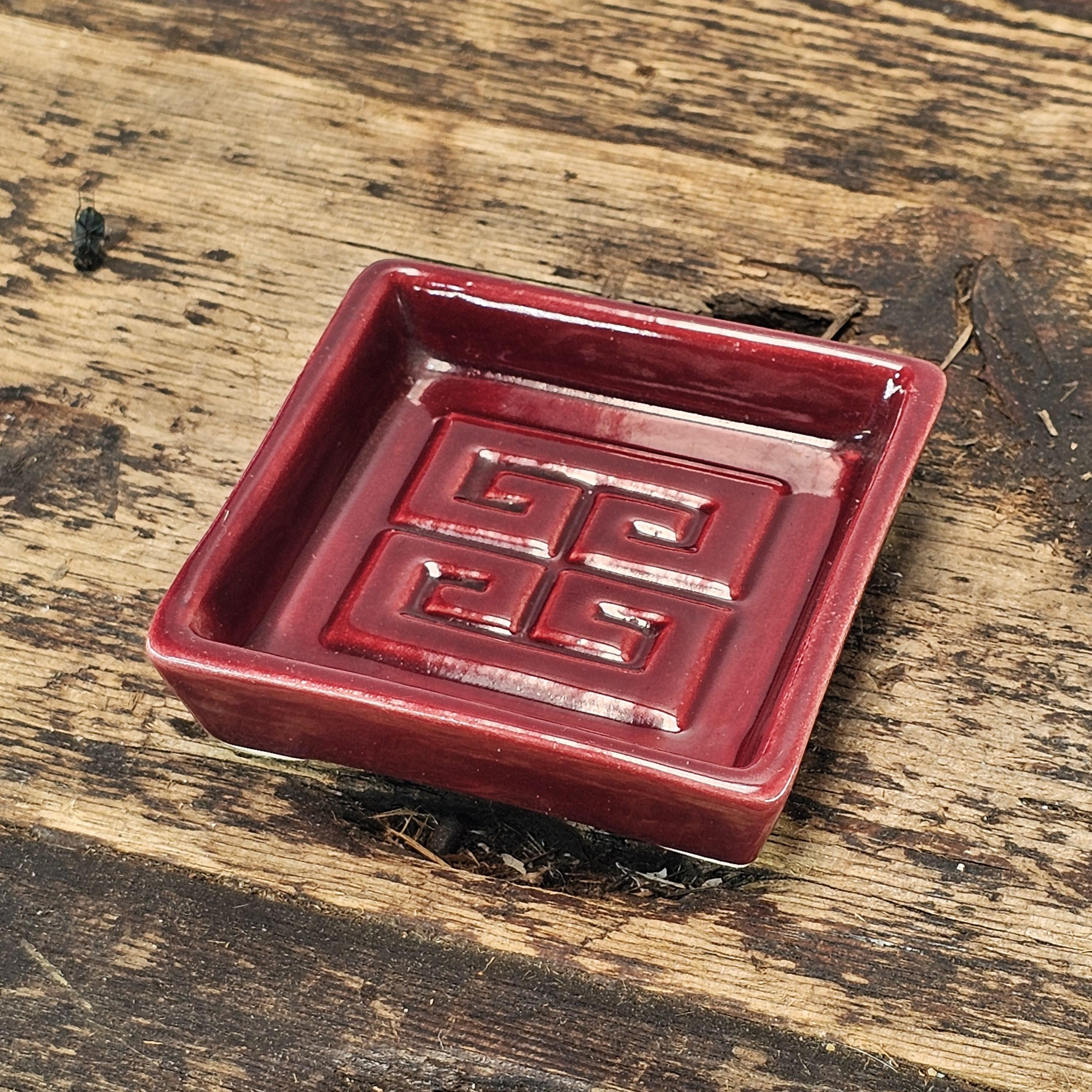 Mid-Century Modern Claire Lerner Studio Pottery Dish / Ashtray 1949