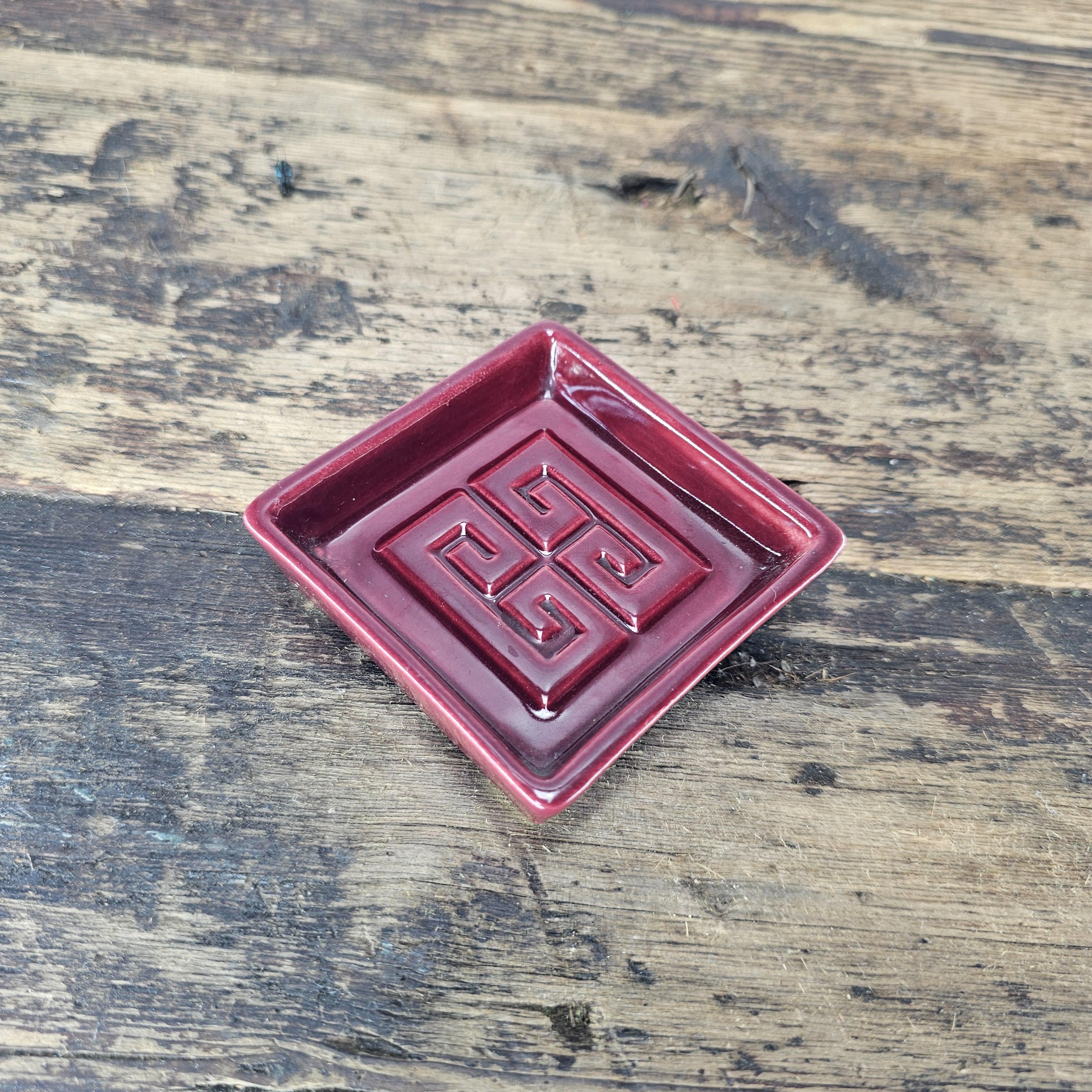 Mid-Century Modern Claire Lerner Studio Pottery Dish / Ashtray 1949