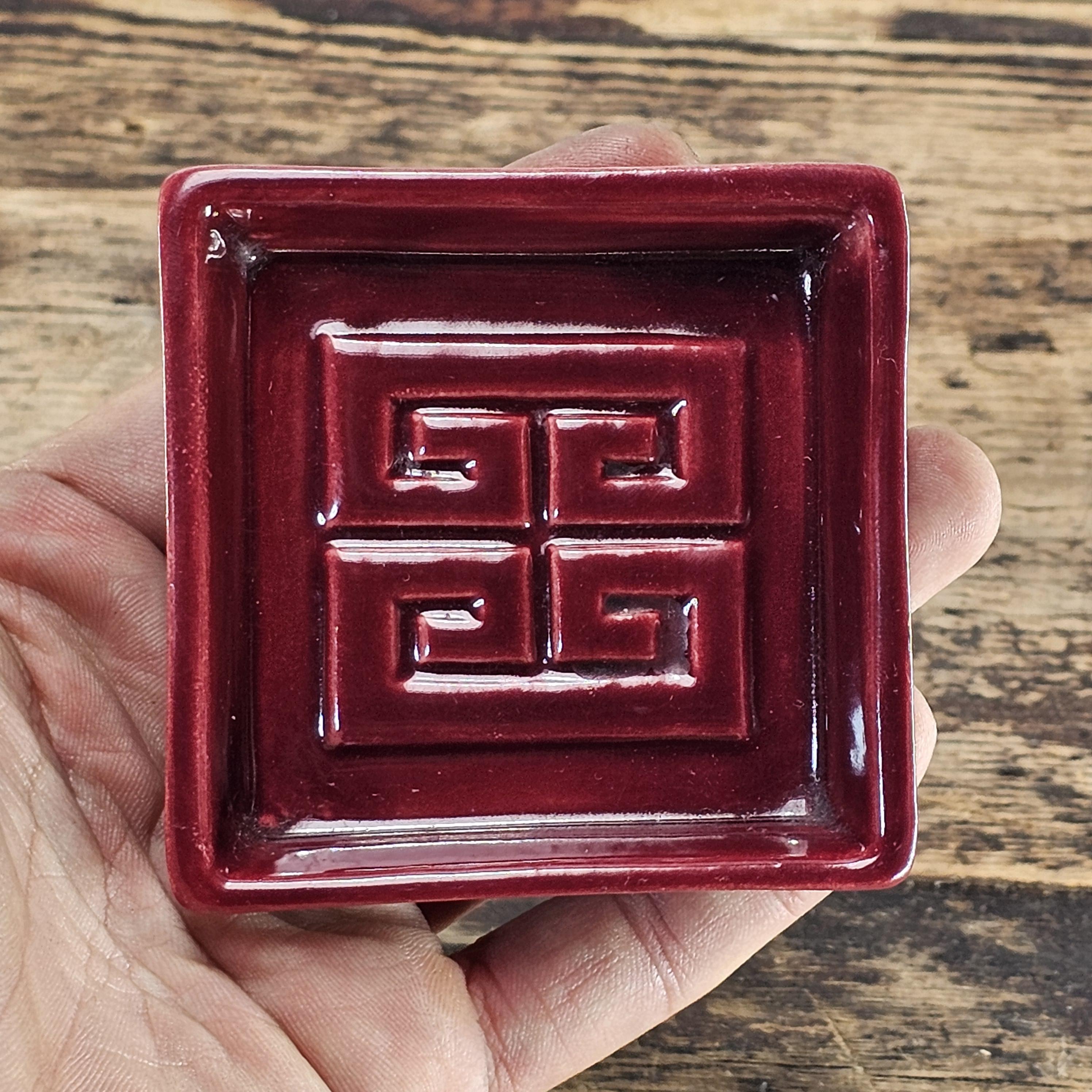 Mid-Century Modern Claire Lerner Studio Pottery Dish / Ashtray 1949