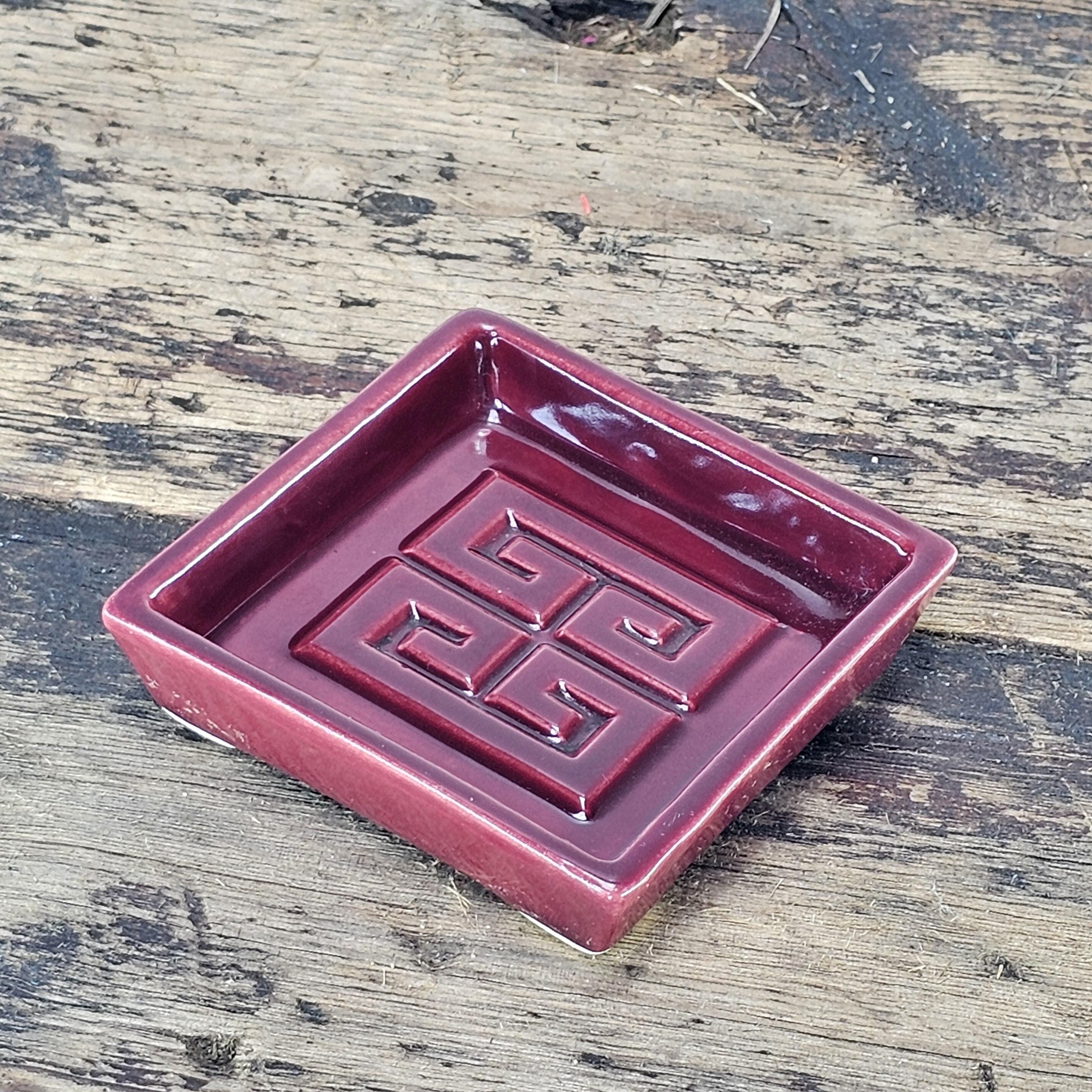 Mid-Century Modern Claire Lerner Studio Pottery Dish / Ashtray 1949