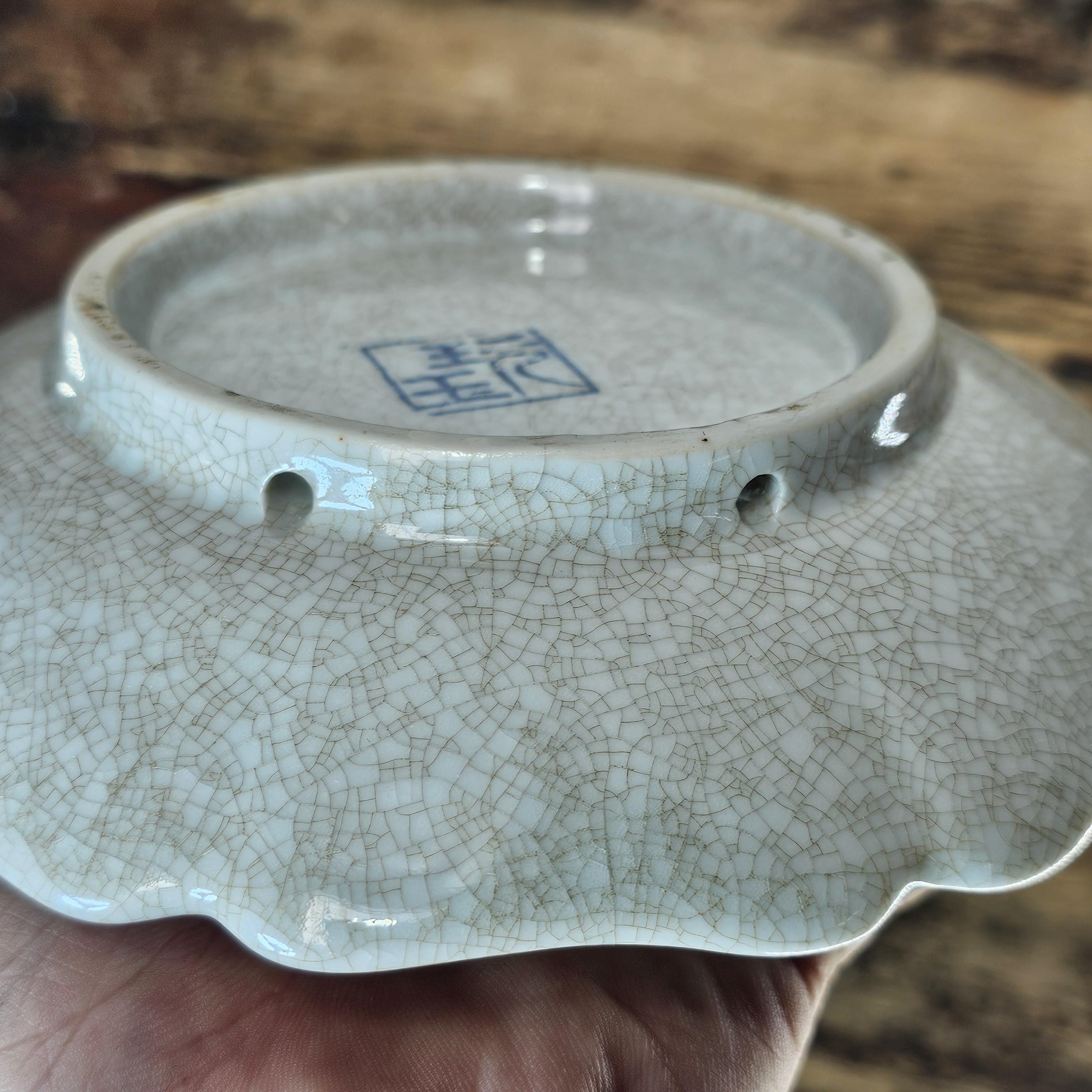 Vintage Chinese Dragon Plate | Hand-Painted in Hong Kong | 5-Claw Dragon Motif