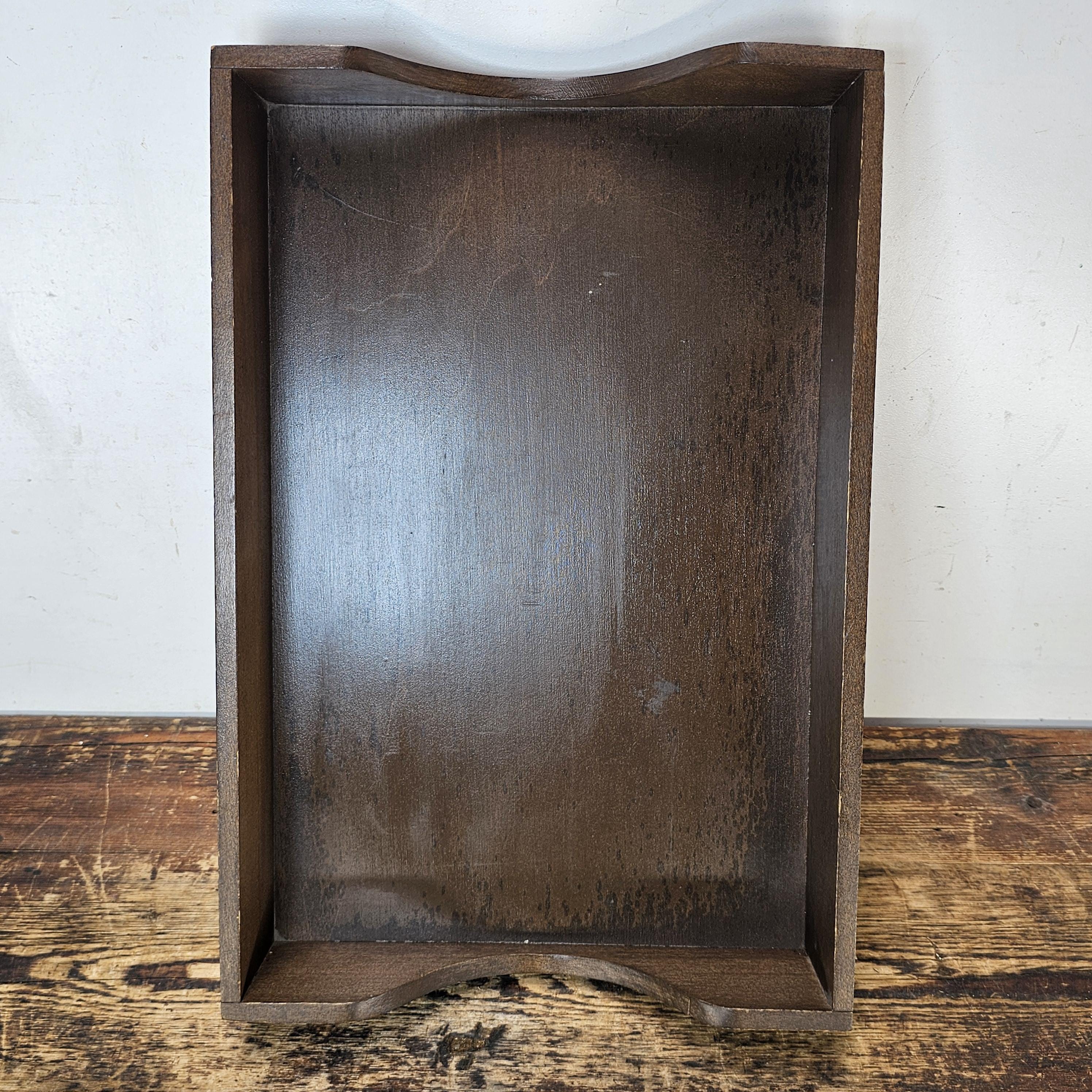 Vintage Rosewood Paper Tray