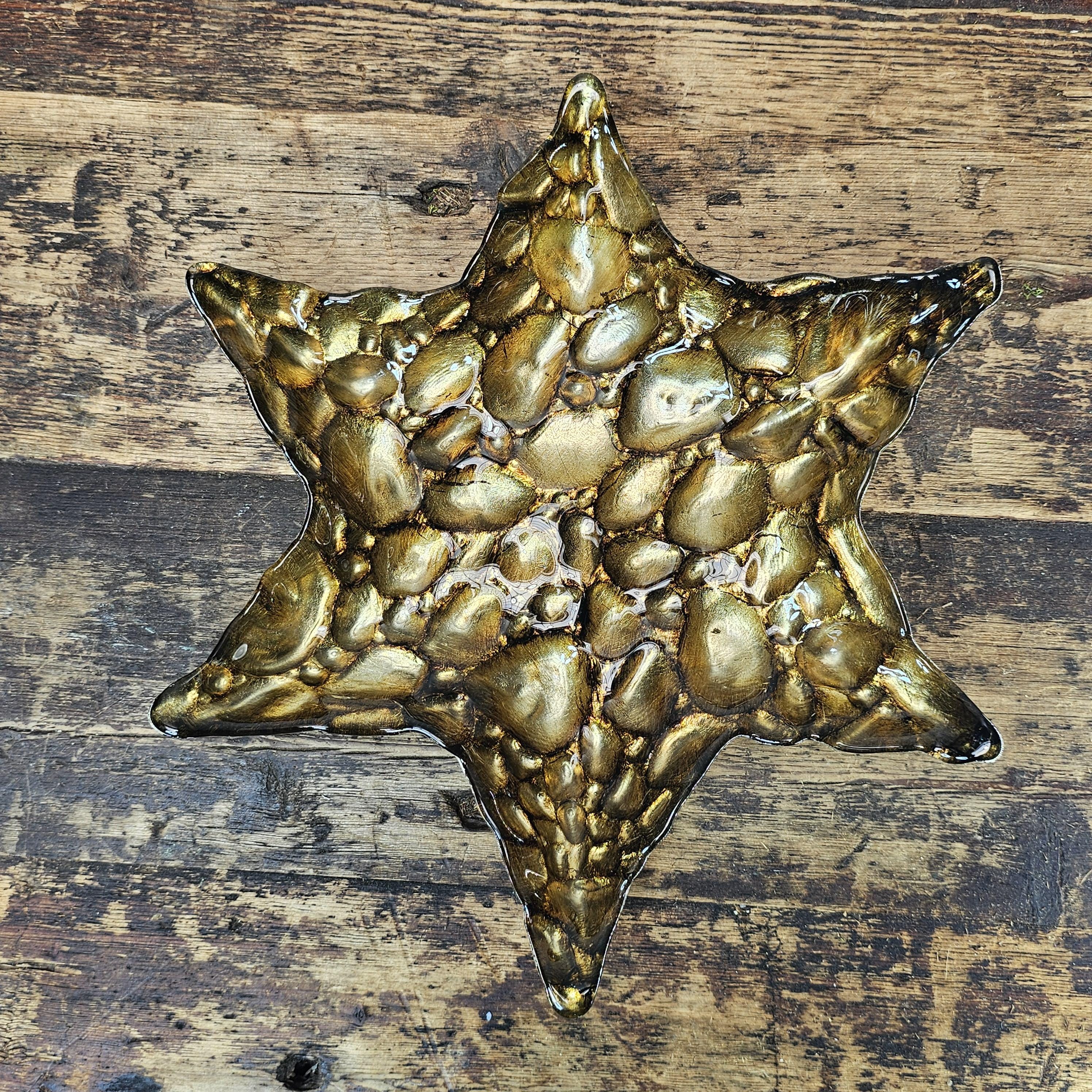 Set of 2 Z Gallerie "Arda" Pebble Star Bowl Set