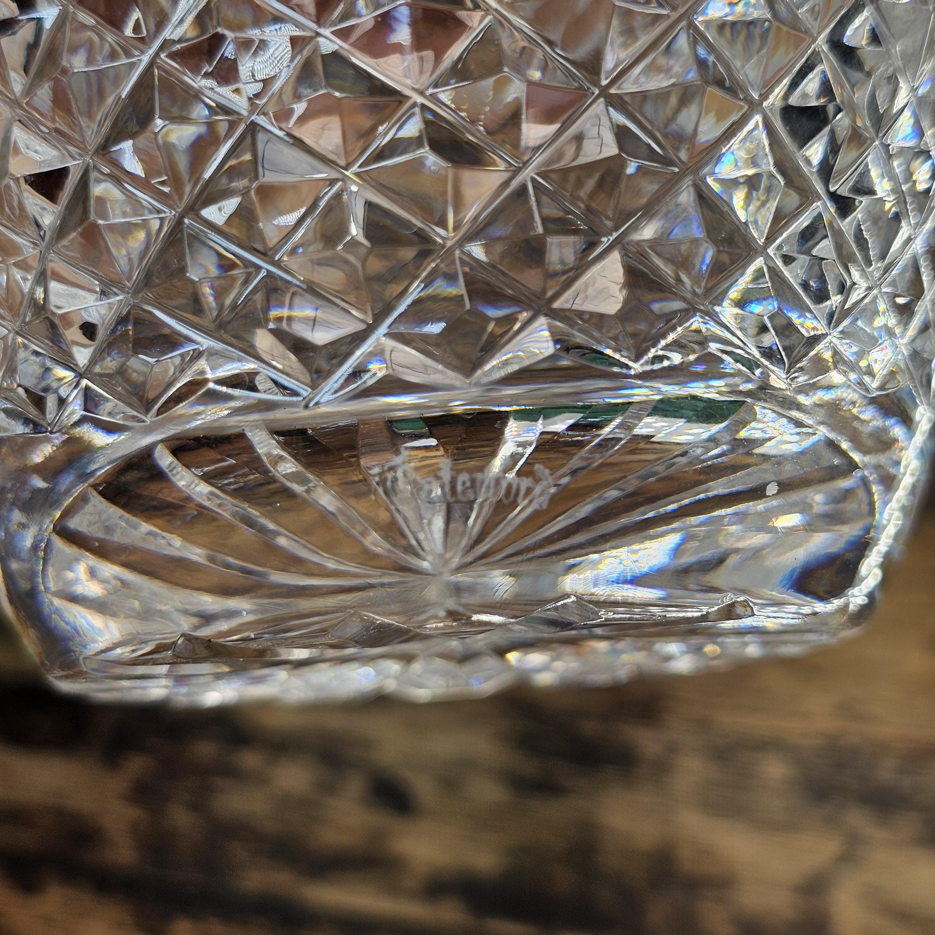 Waterford Crystal Glandore Cordial Decanter & Stopper 11.25"H