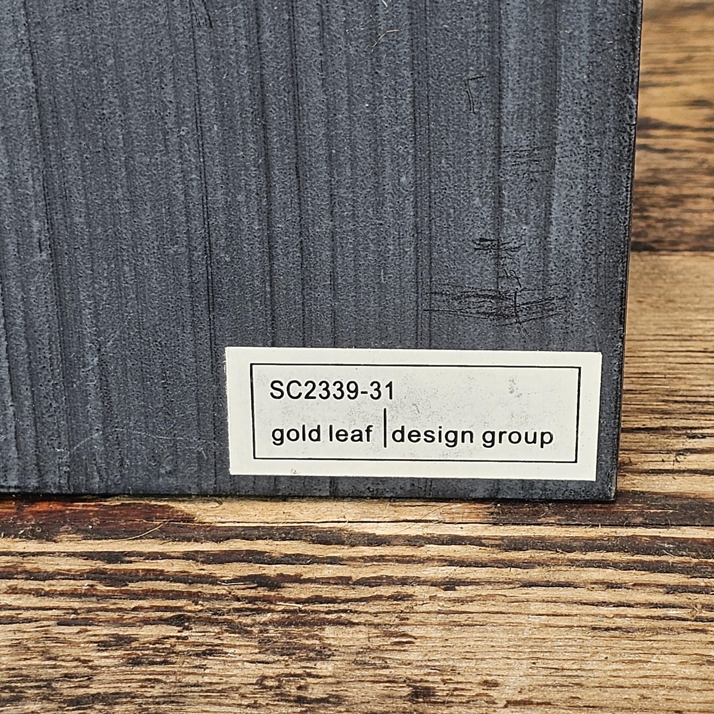 Wrought Iron Art Sculpture By Gold Leaf Design Group 31"H