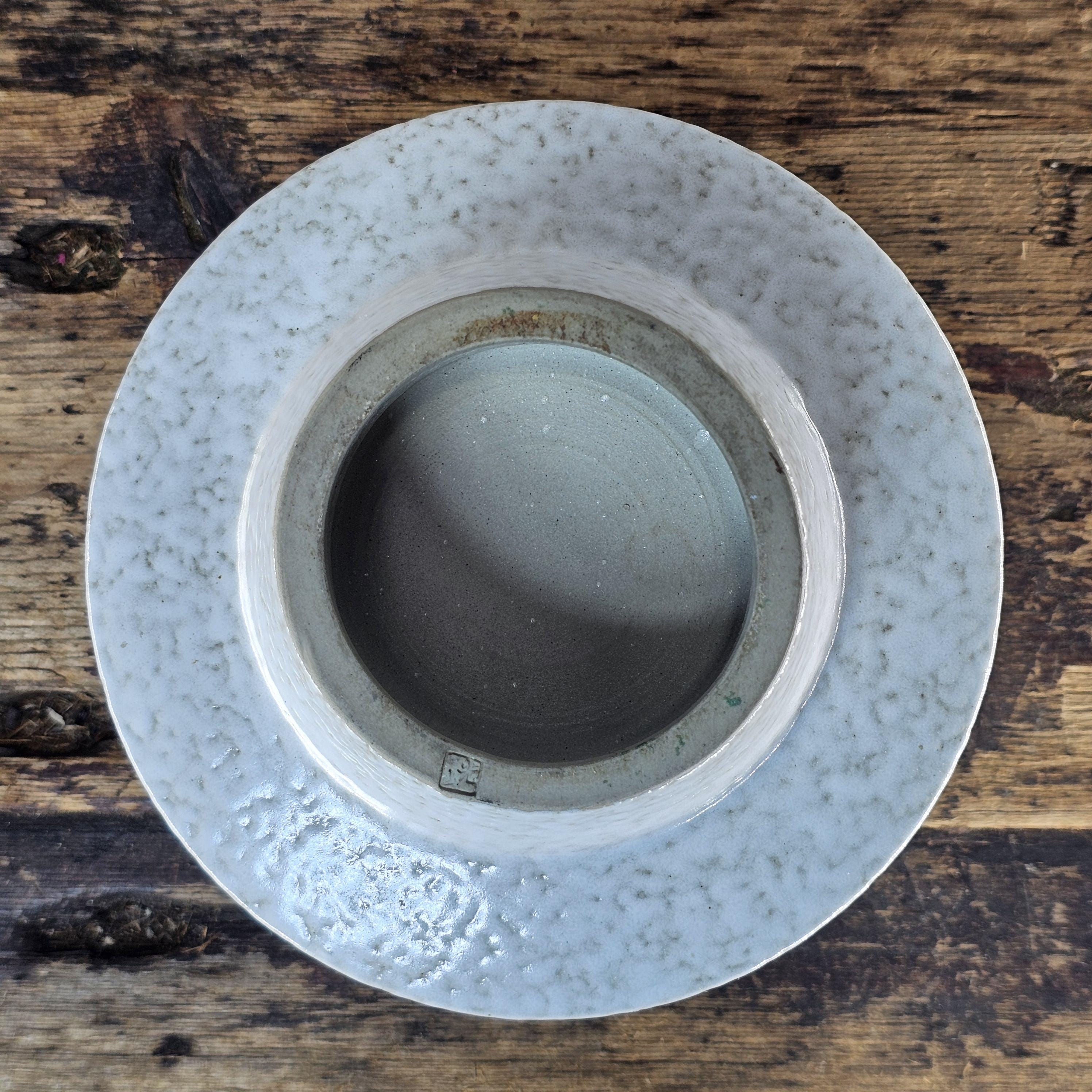 Vintage Kozan-gama Ashtray / Planter | Japanese MCM Brutalist Studio Pottery