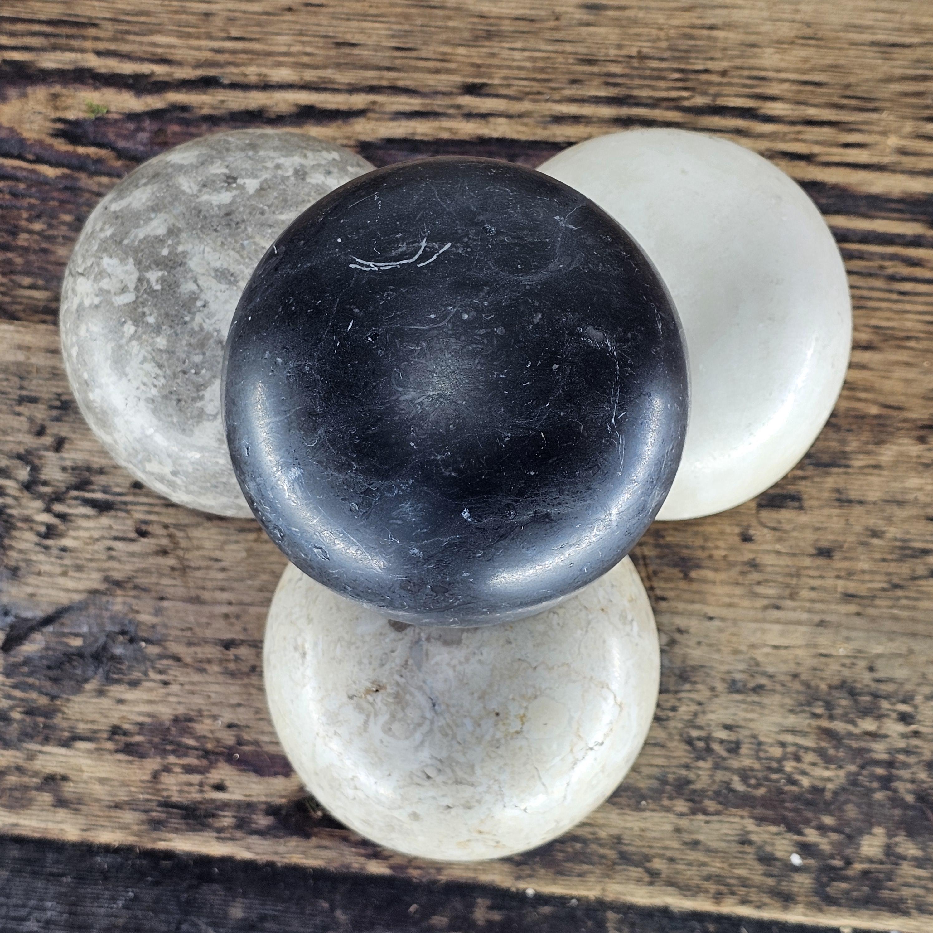 Vintage Marble Sphere Cluster Sculpture / Bookend / Paperweight (12 lb.)