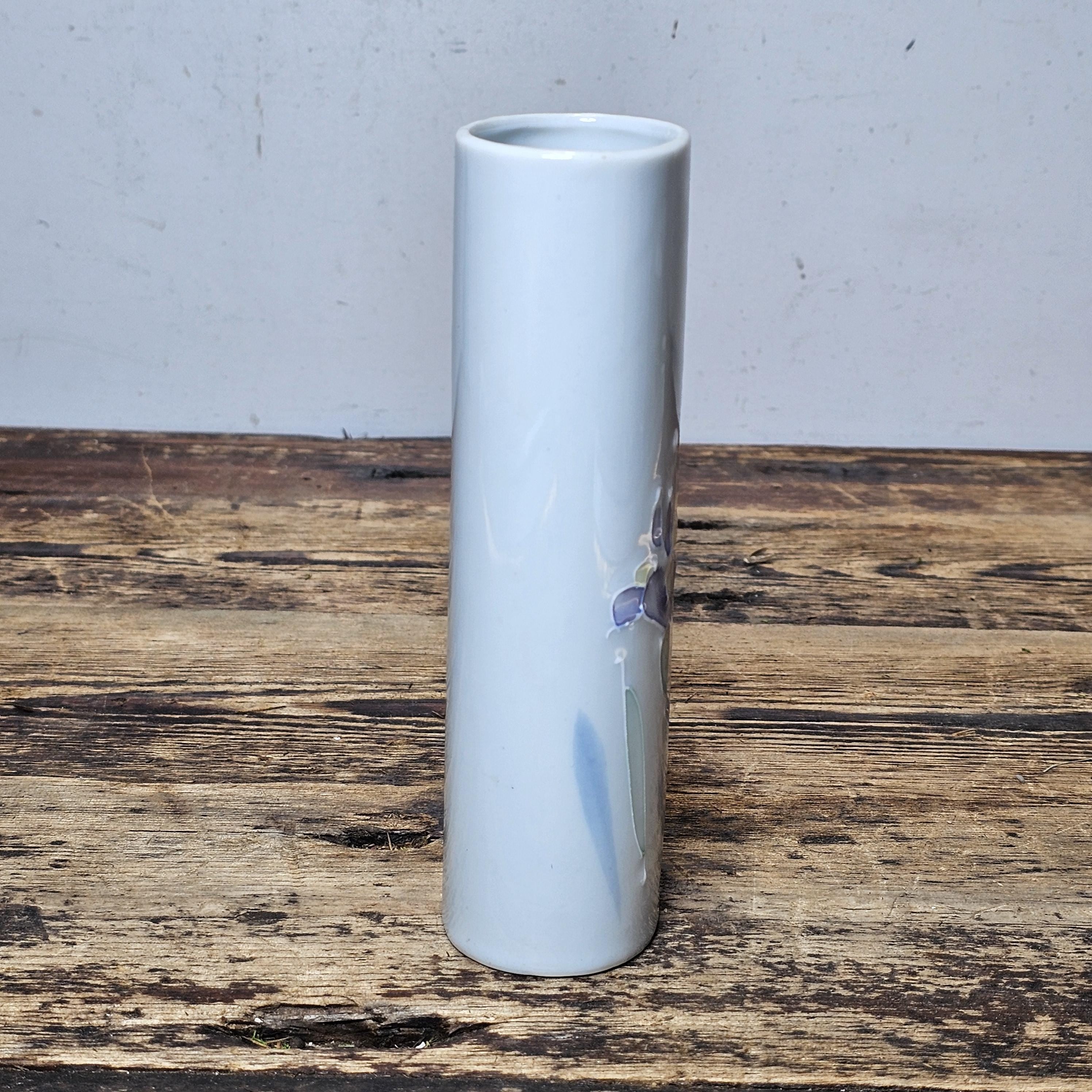 Vintage Otagiri Japan Floral Lite Hand Painted Vase