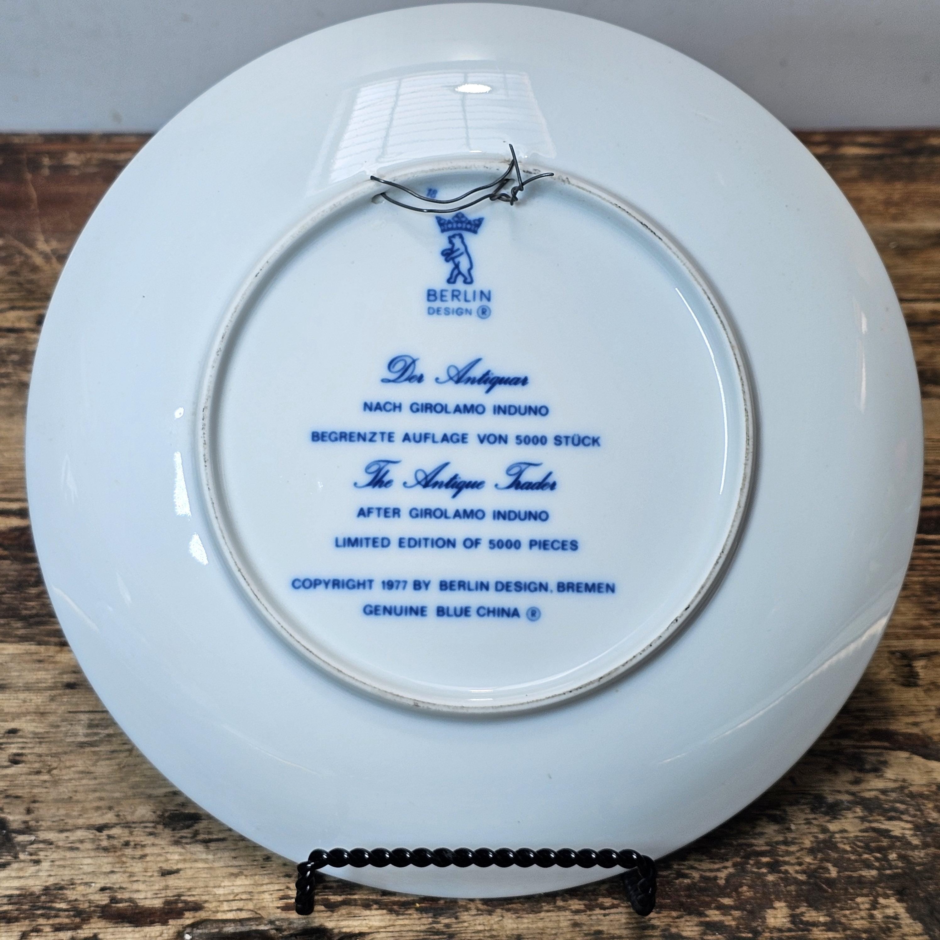 Set of 2 Vintage Berlin Design Collector Plates - West Germany 1977 & 1983