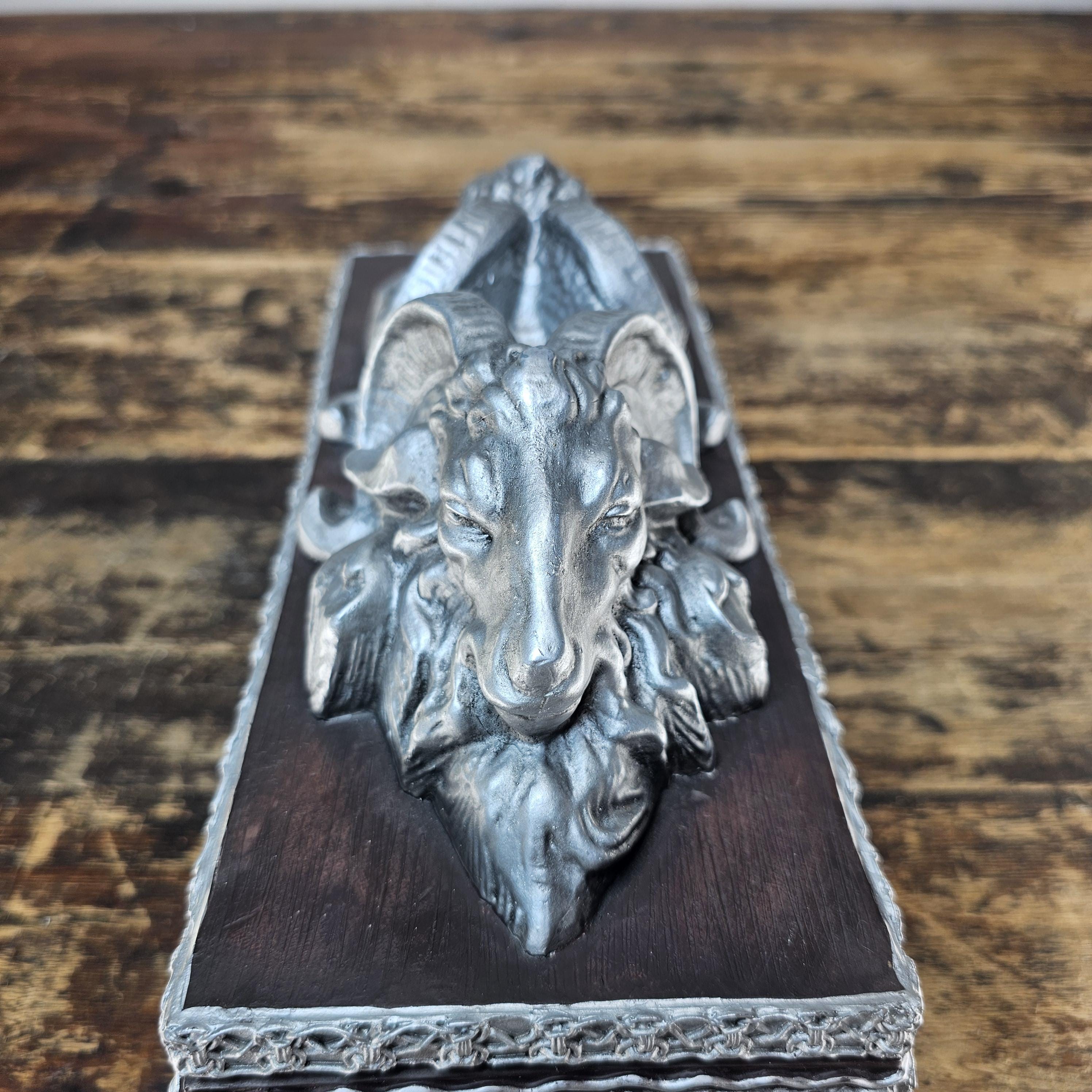 Rare 2001 "Aries Ram" Gothic Trinket Box by Raven's Flight