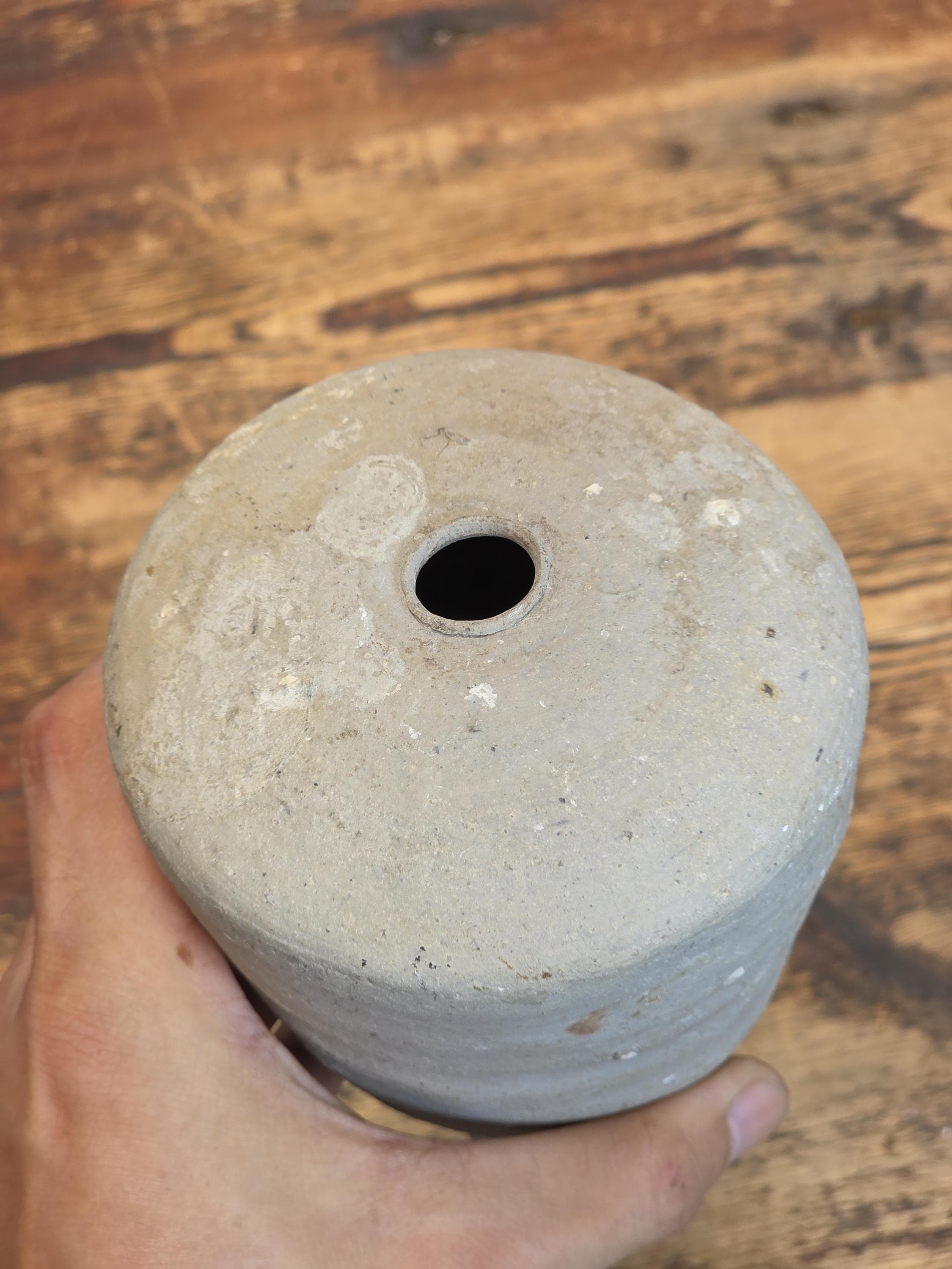 Antique Chinese Song / Yuan Dynasty "Mercury Jar" Shipwreck Trade Ceramic 7"H