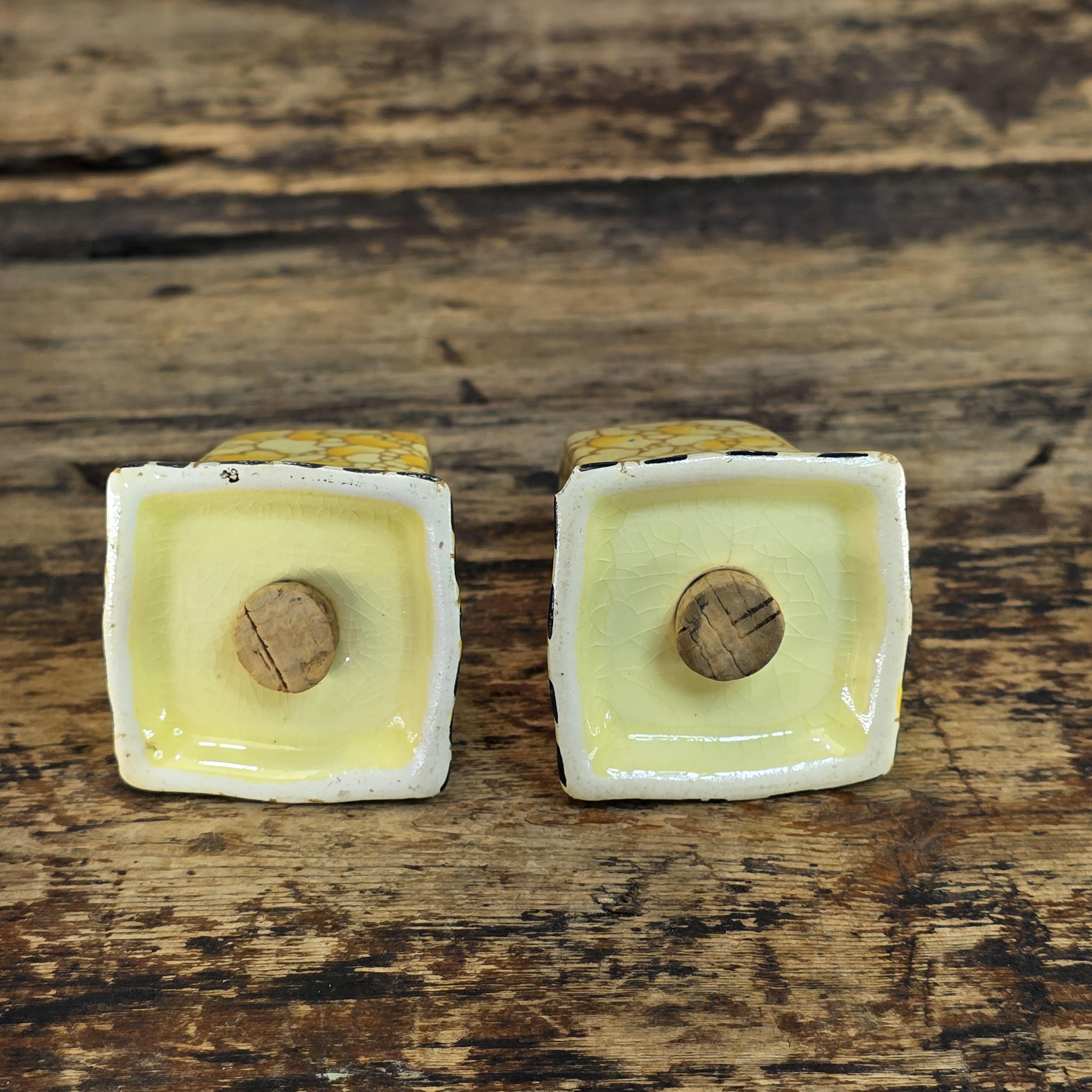 Royal Winton Grimwades Chintz Pebbles Sugar, Creamer & Salt Pepper 4 Pc Set