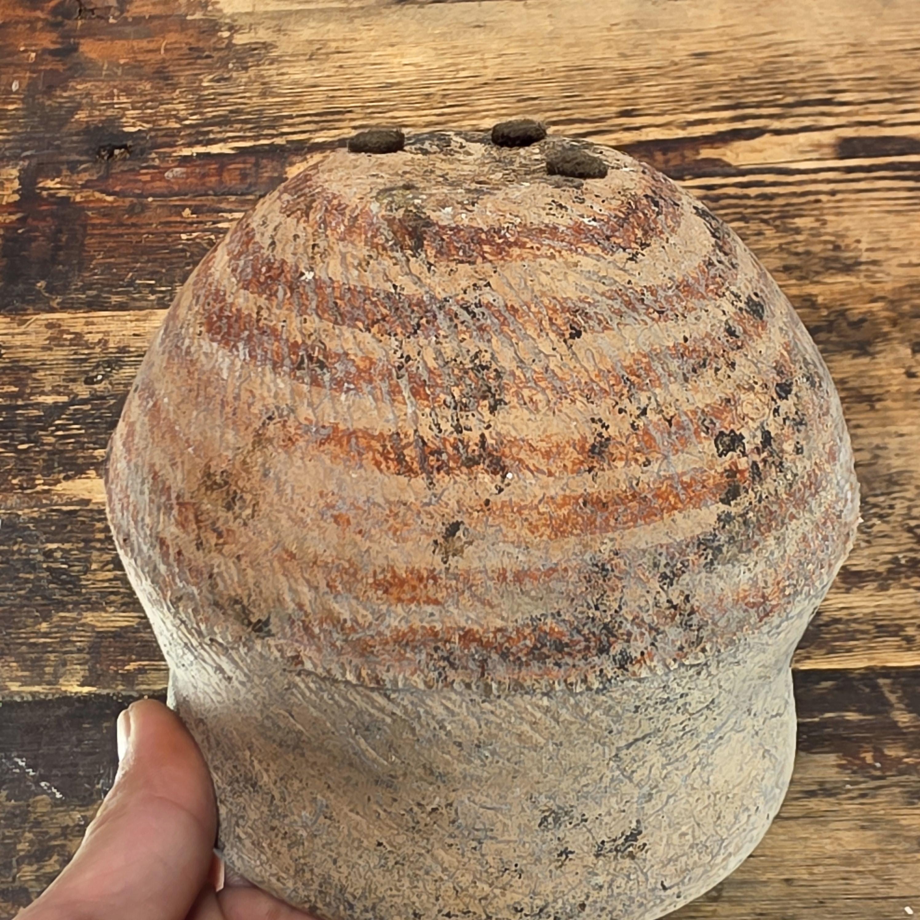 Ancient-Style Red Painted Jar with Cord Impressions East to Central Asian Style