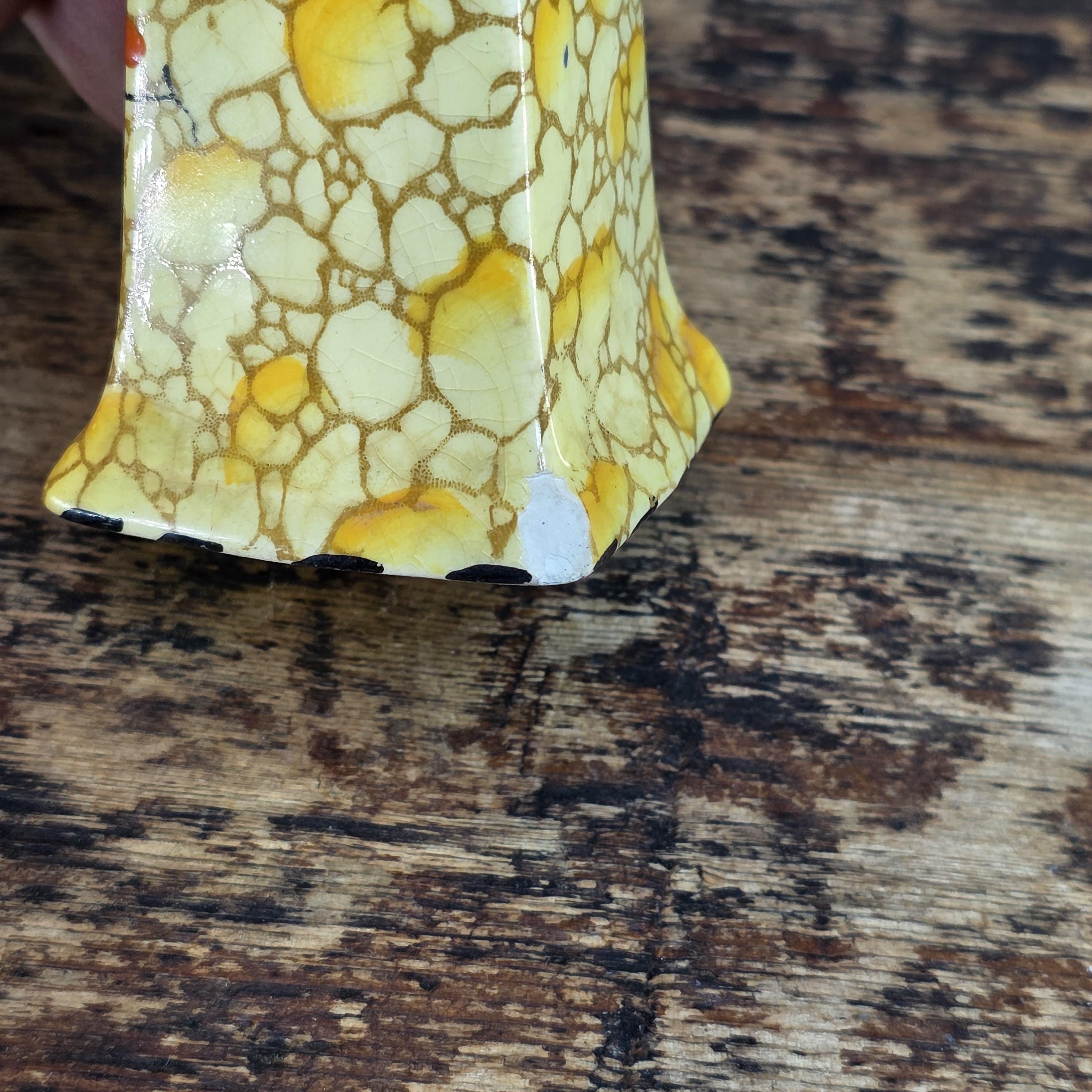 Royal Winton Grimwades Chintz Pebbles Sugar, Creamer & Salt Pepper 4 Pc Set