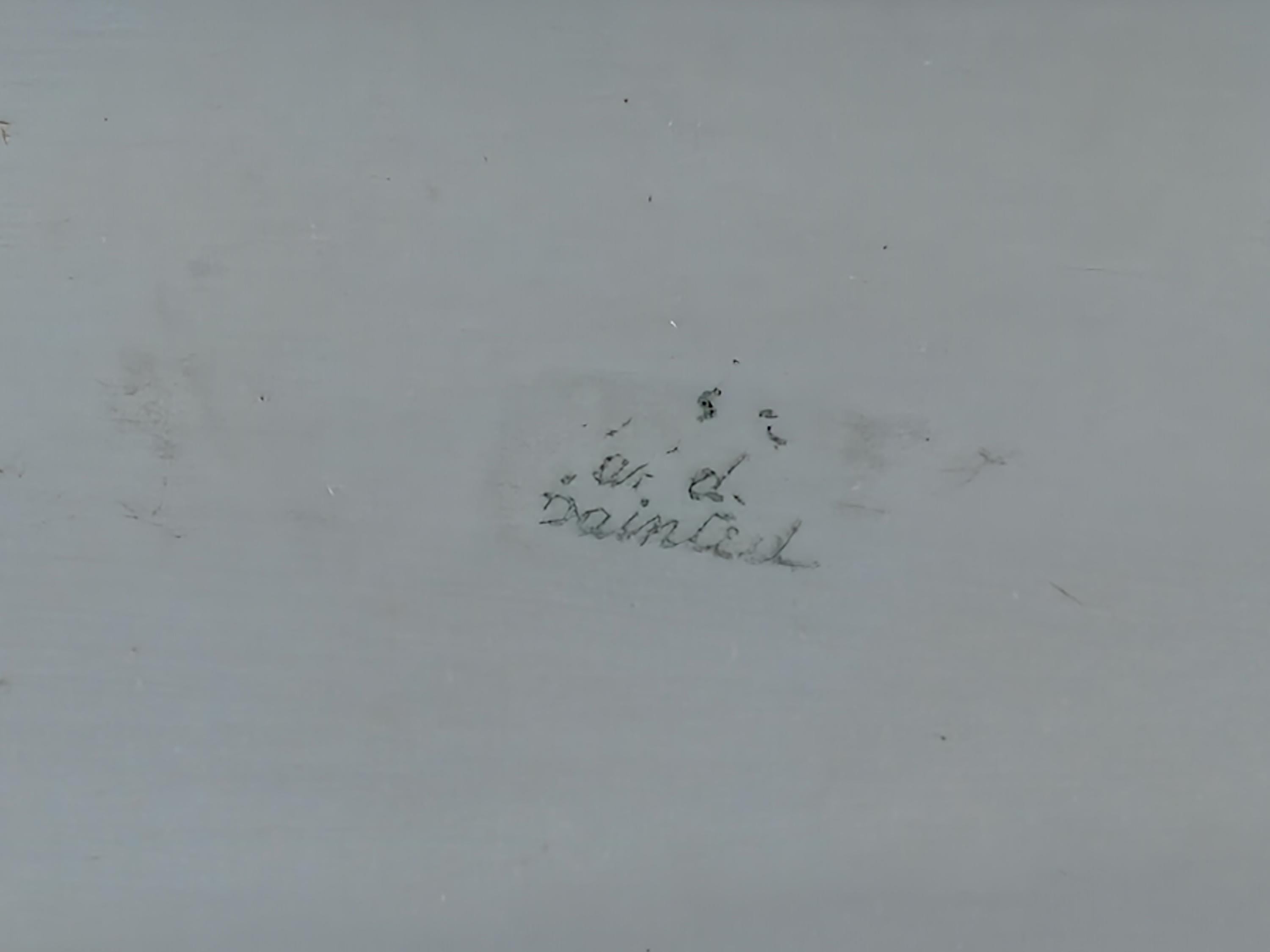 Hand Painted Nippon Style Moriage Tray, Floral Gold Gilt Porcelain 8.25" × 5.25"