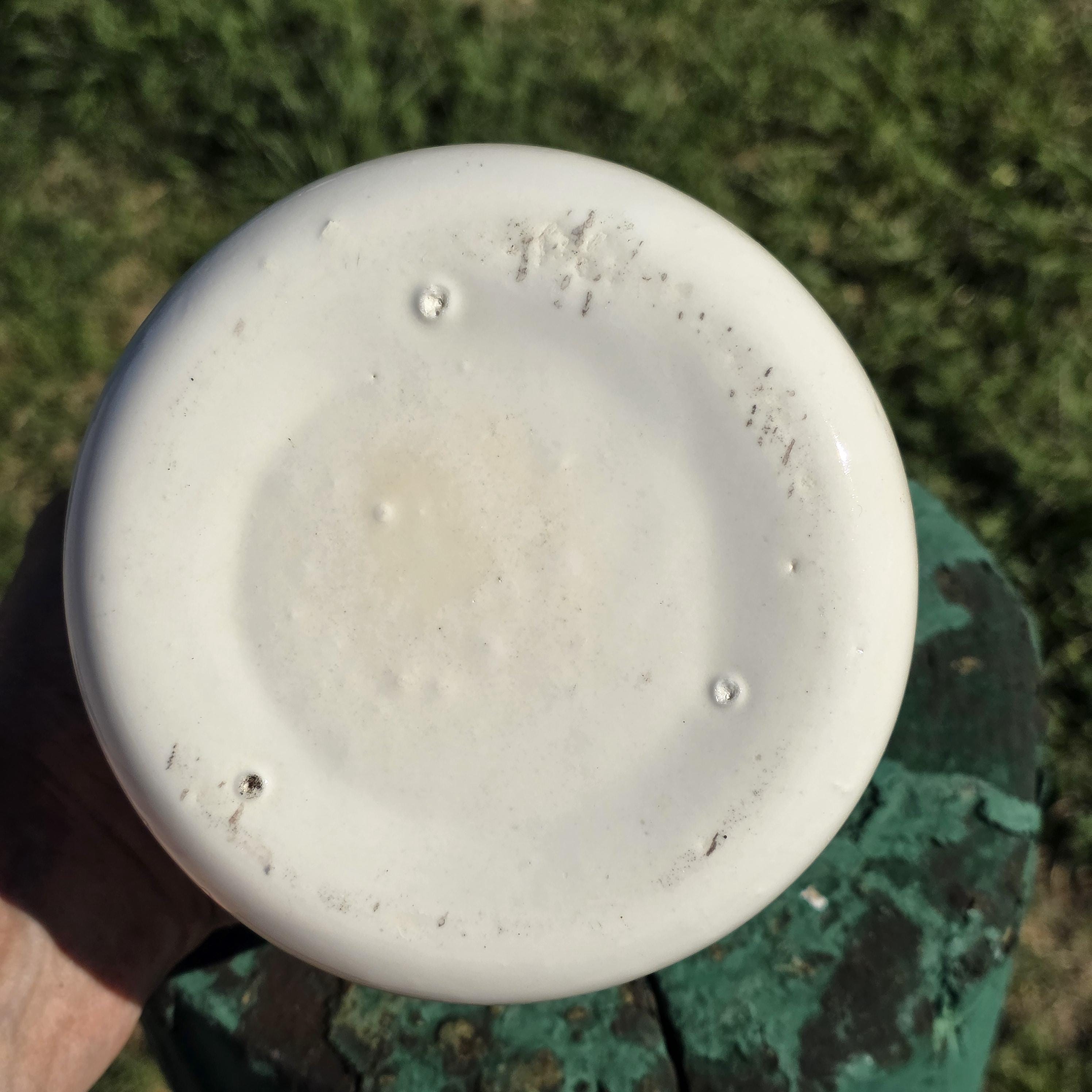 Minimalist White Ceramic Cylinder Planter, 5.25-Inch Pot