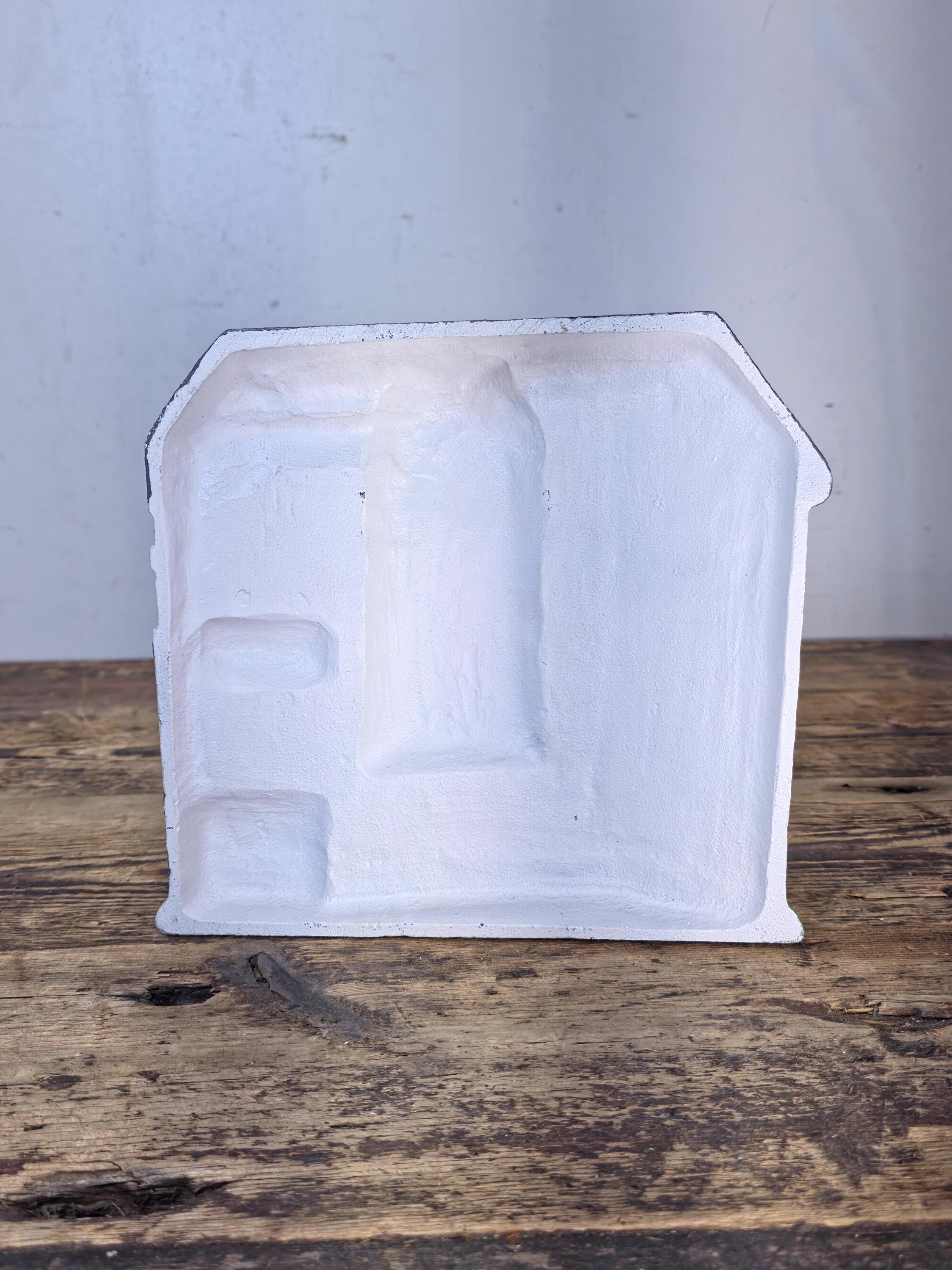 Vintage 1989 Cast Iron House Door Stop Hand Painted Exclusively for Lotus Taiwan