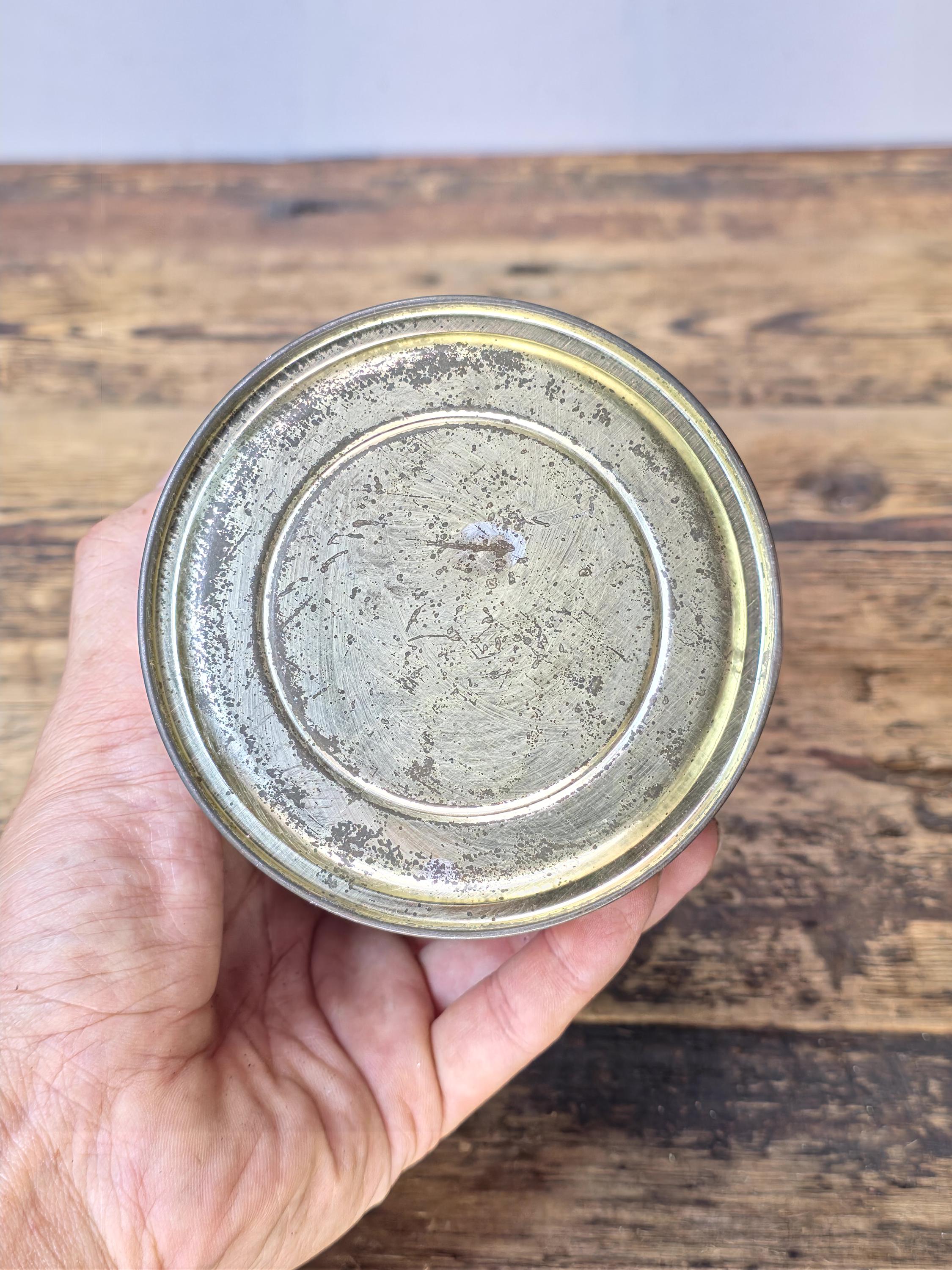 Vintage 1940s Cresca Hygeia Figs Lithographed Tin Can, Smyrna Turkey 1 lb