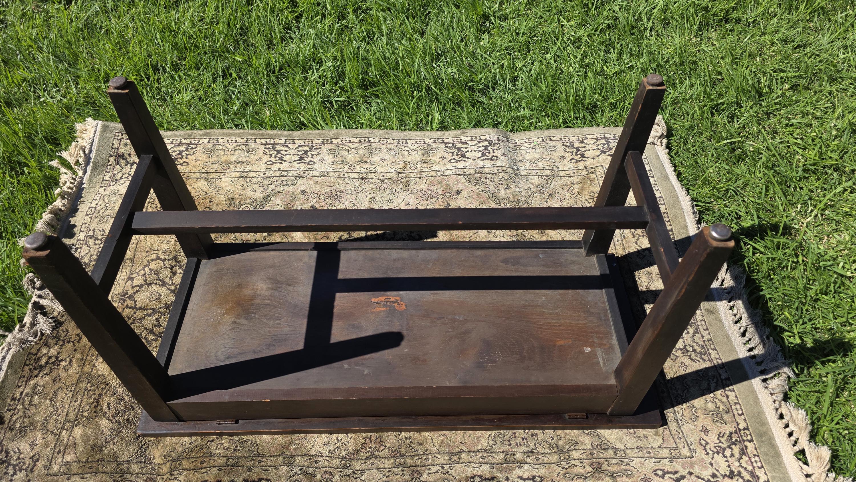 1910s Tonkbench Piano Seat with Storage — Blue Bird Furniture Los Angeles