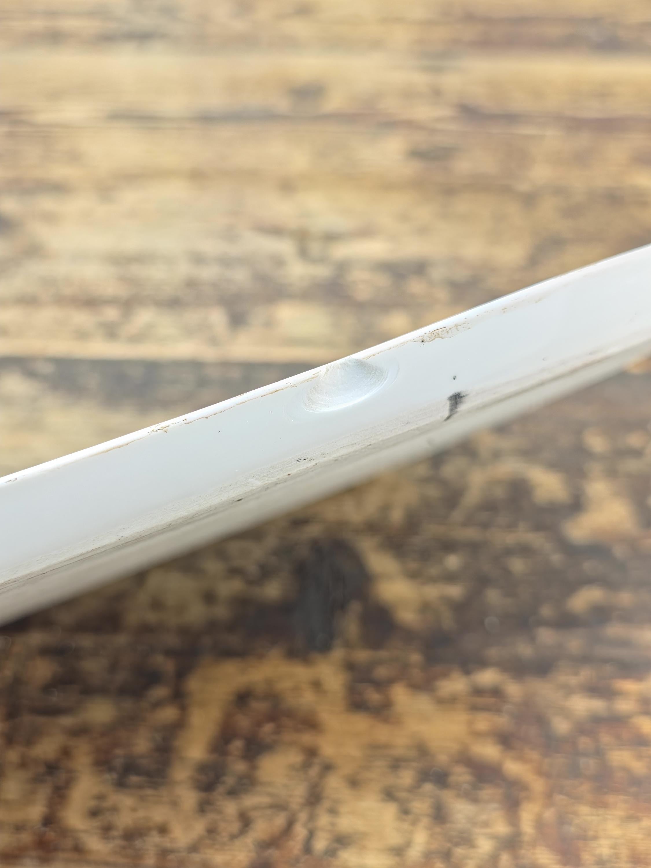 Limoges France Porcelain Tray with Gilt Monogram & Greek Key Border — c.1900s